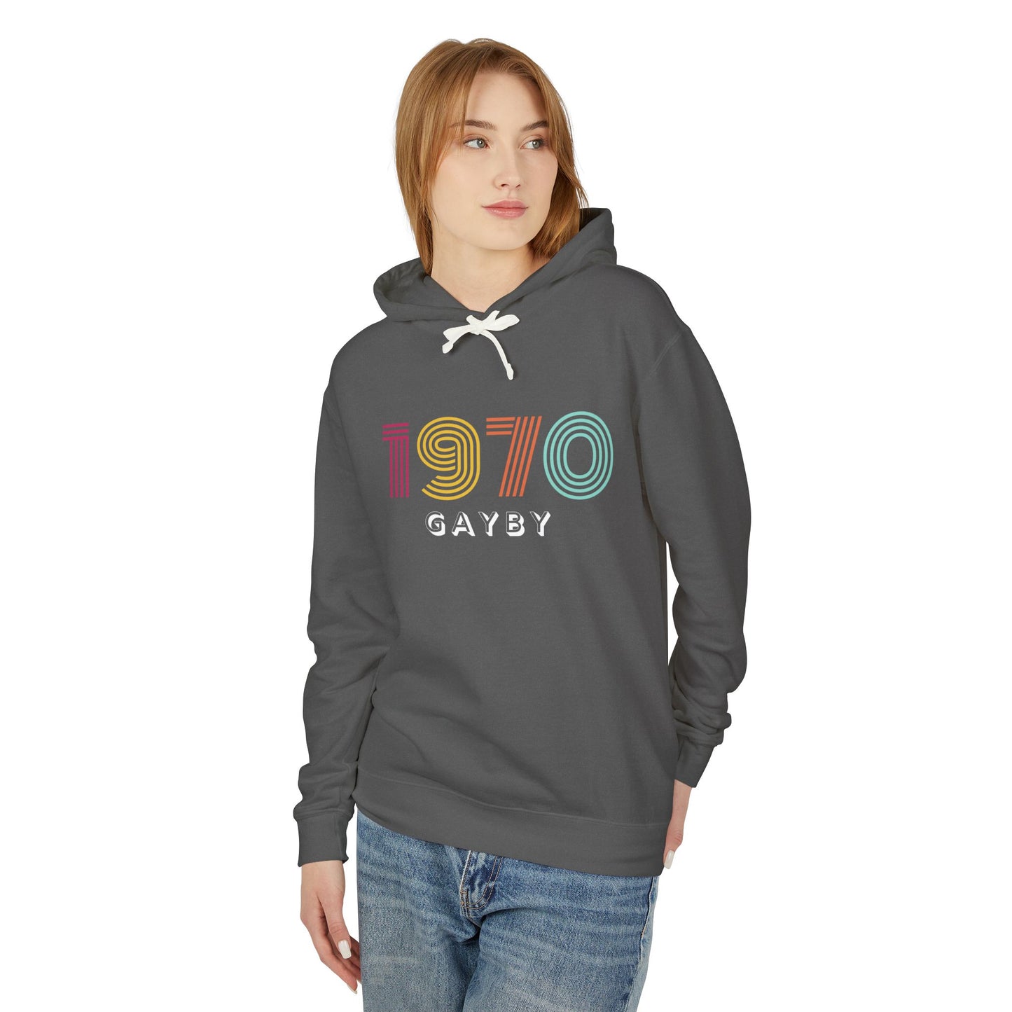 1970 Unisex Lightweight Hooded Sweatshirt