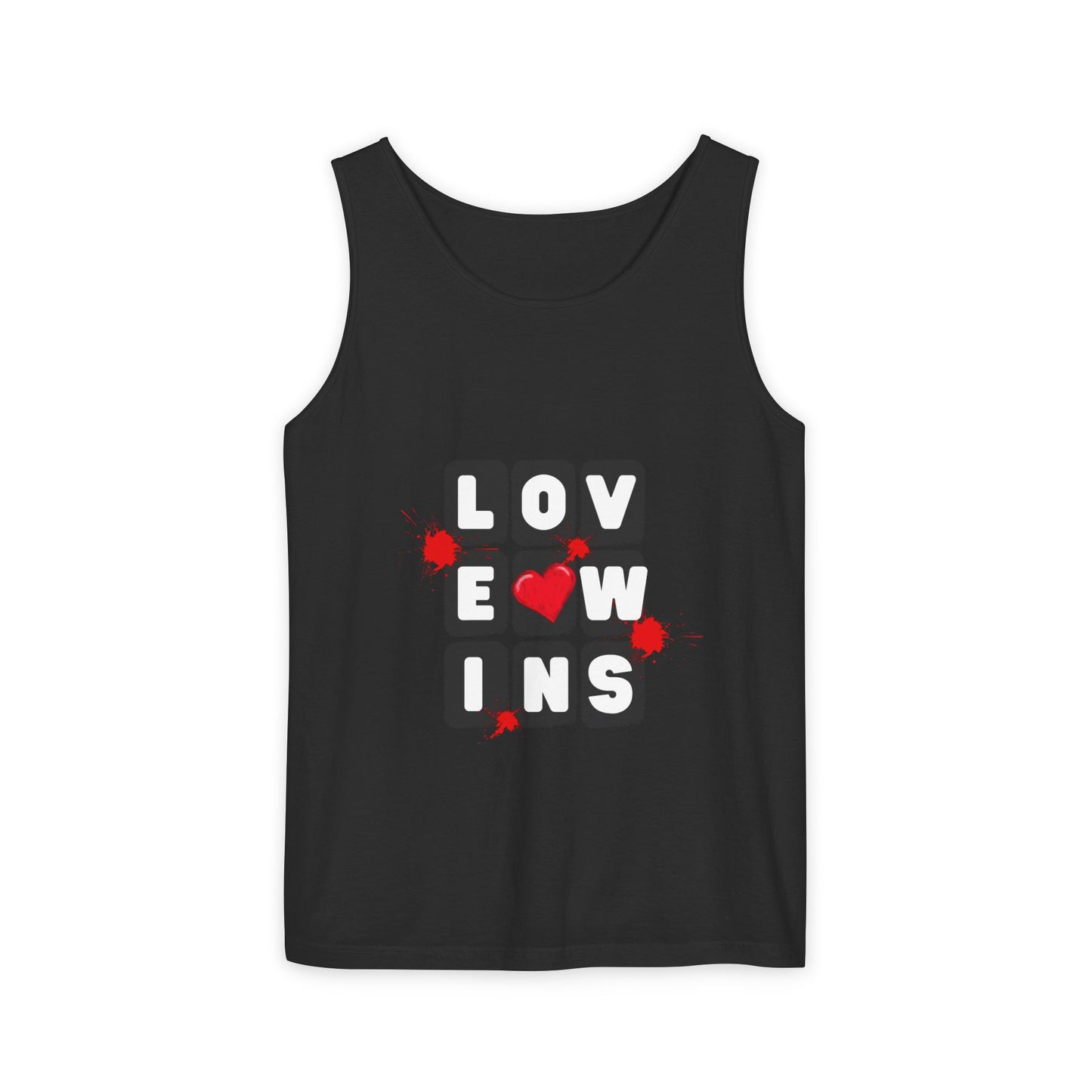 Love Wins Unisex Garment-Dyed Tank Top