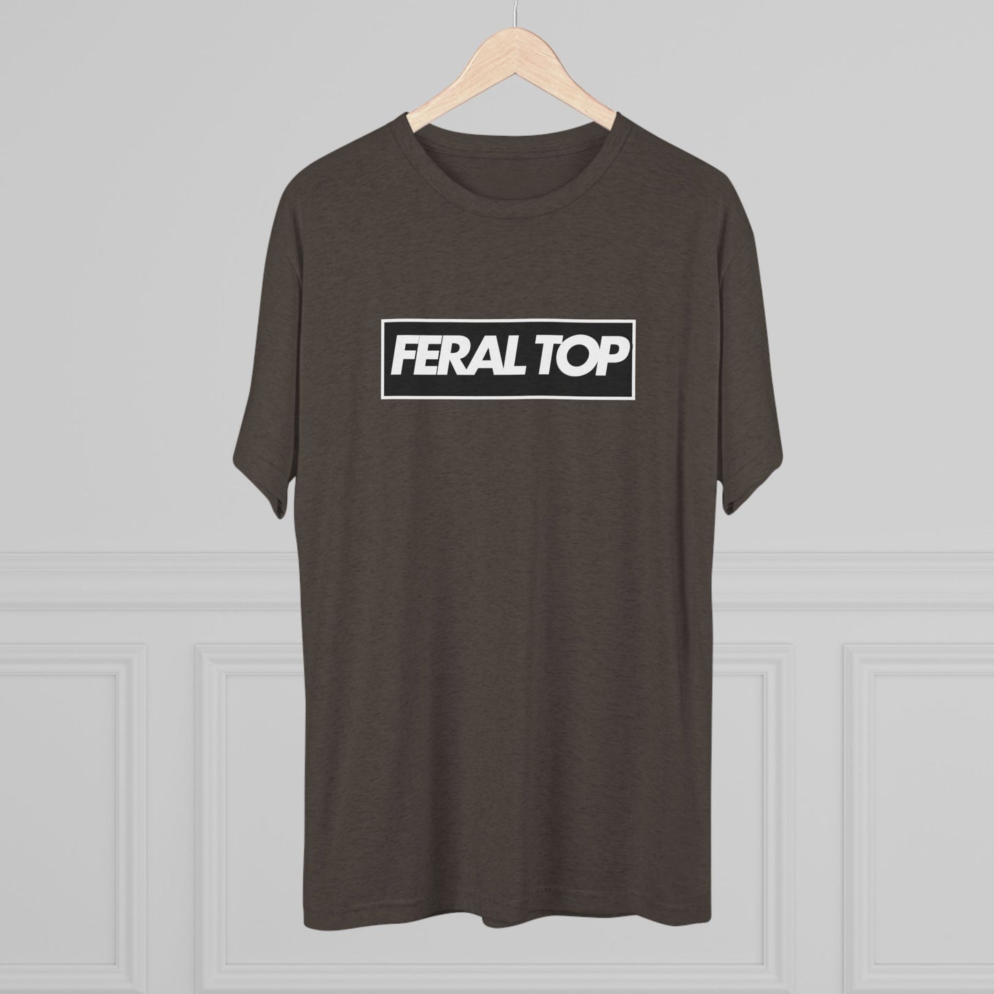 Feral Top Unisex Tri-Blend Crew Tee