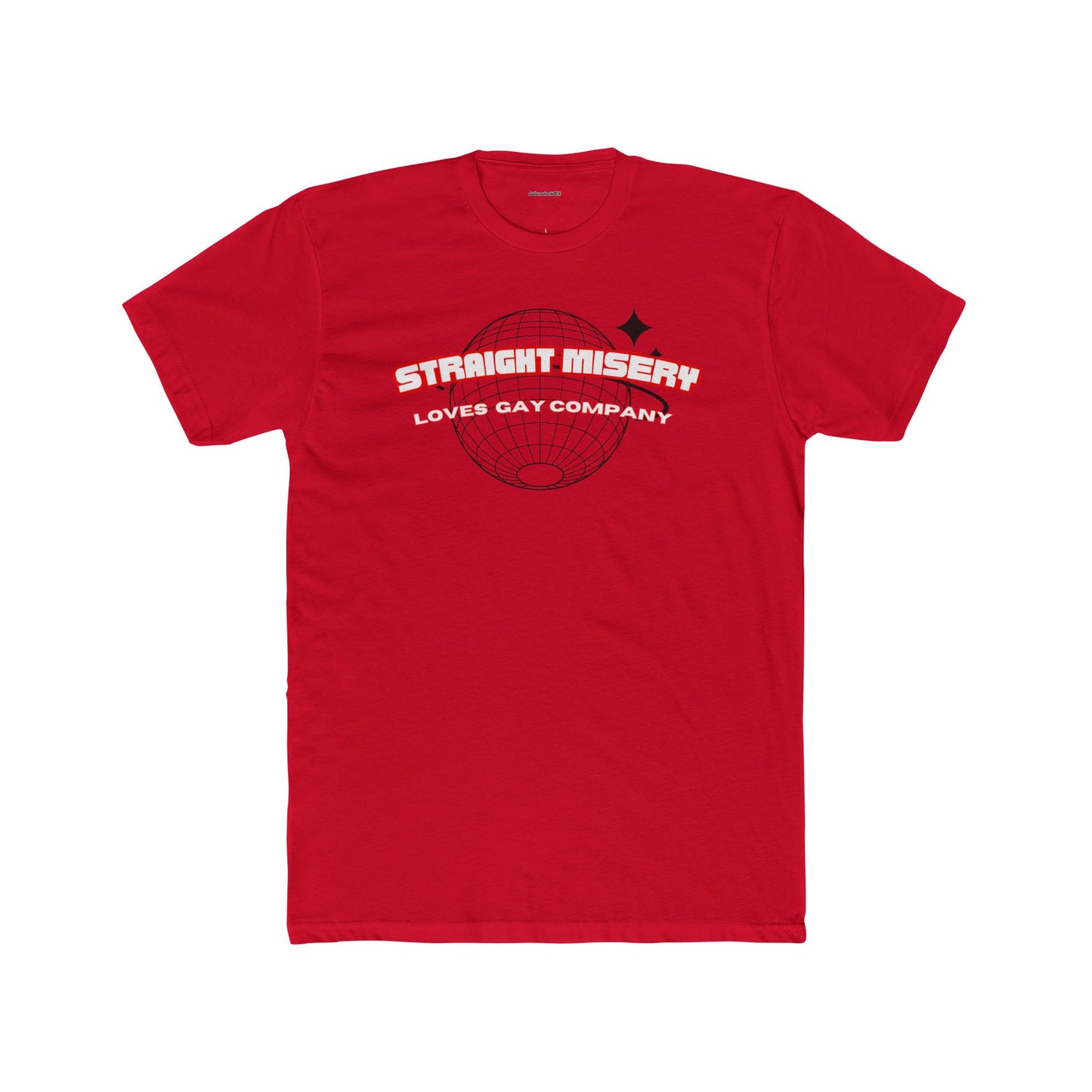 Straight Unisex Cotton Crew Tee