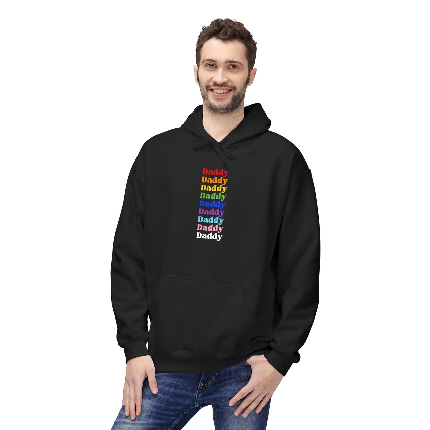 Pride Daddy Unisex Midweight Softstyle Fleece Hoodie