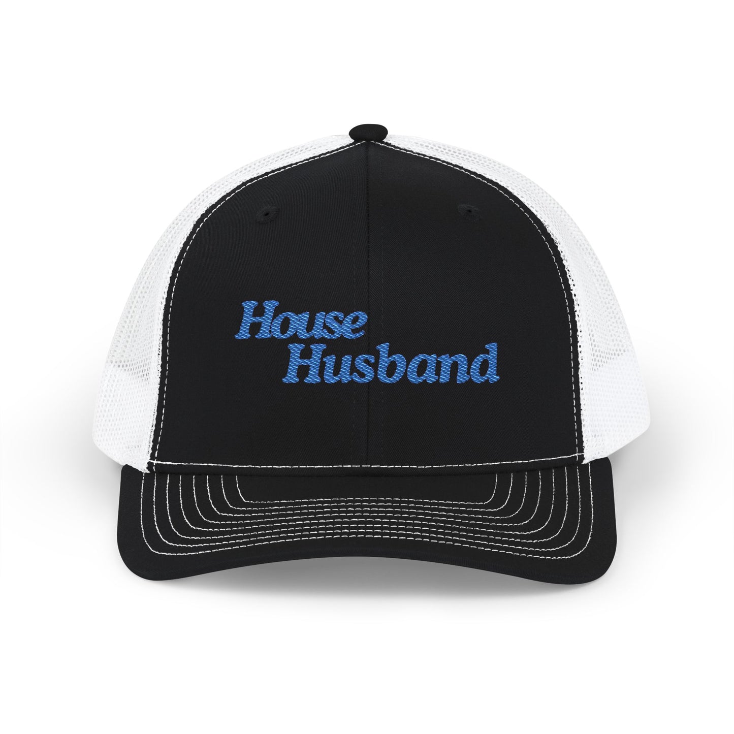 House Husband Snapback Trucker Cap (Embroidery)