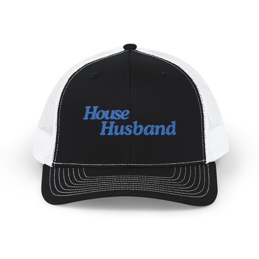 House Husband Snapback Trucker Cap (Embroidery)