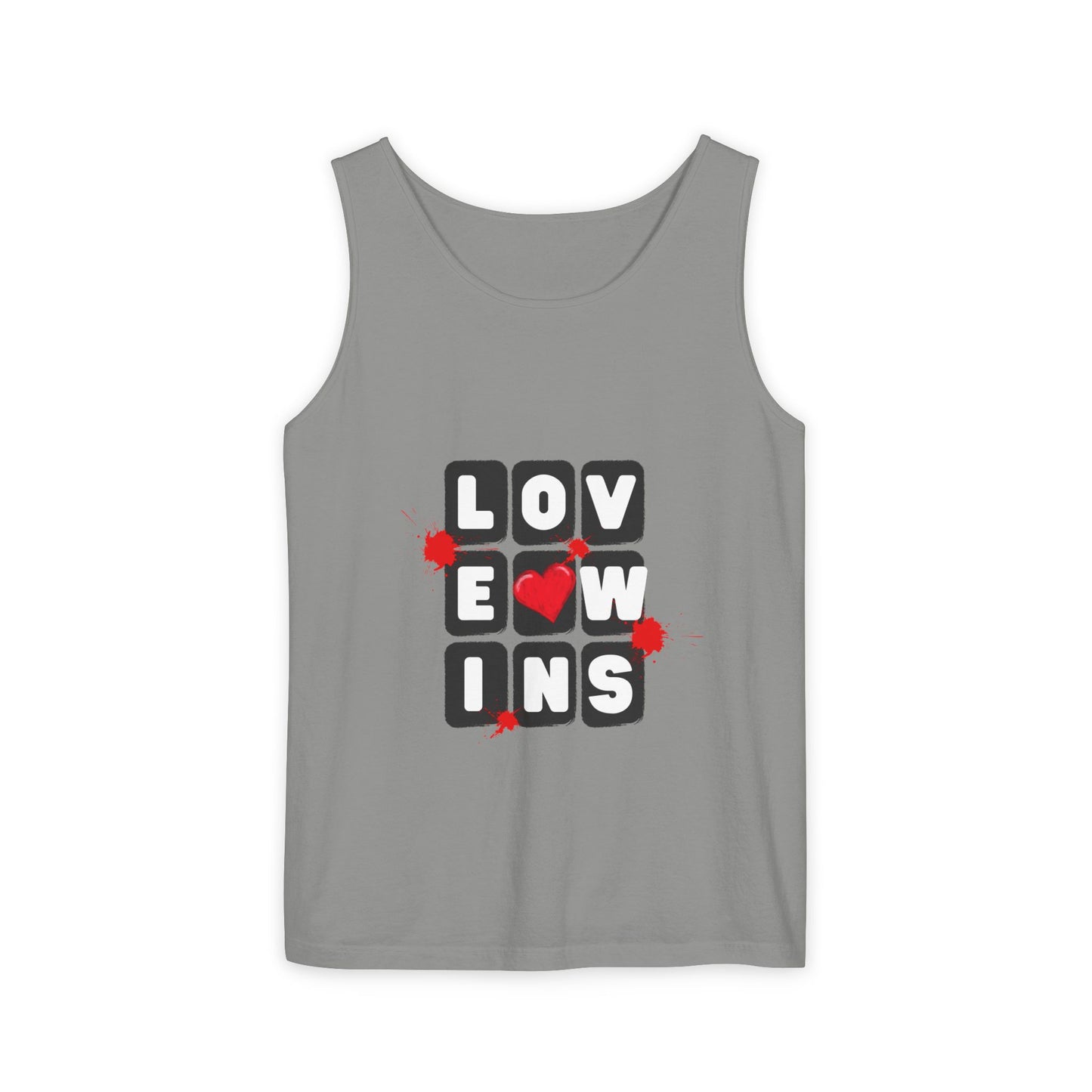 Love Wins Unisex Garment-Dyed Tank Top