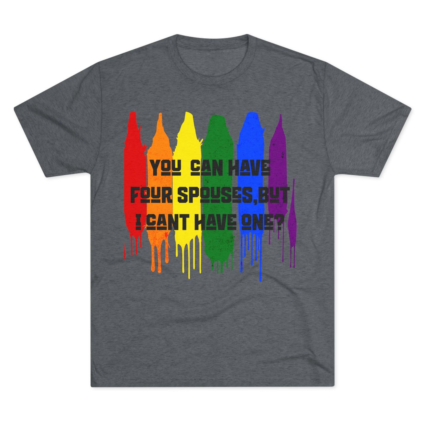 Marriage Equality #1  Unisex Tri-Blend Crew Tee