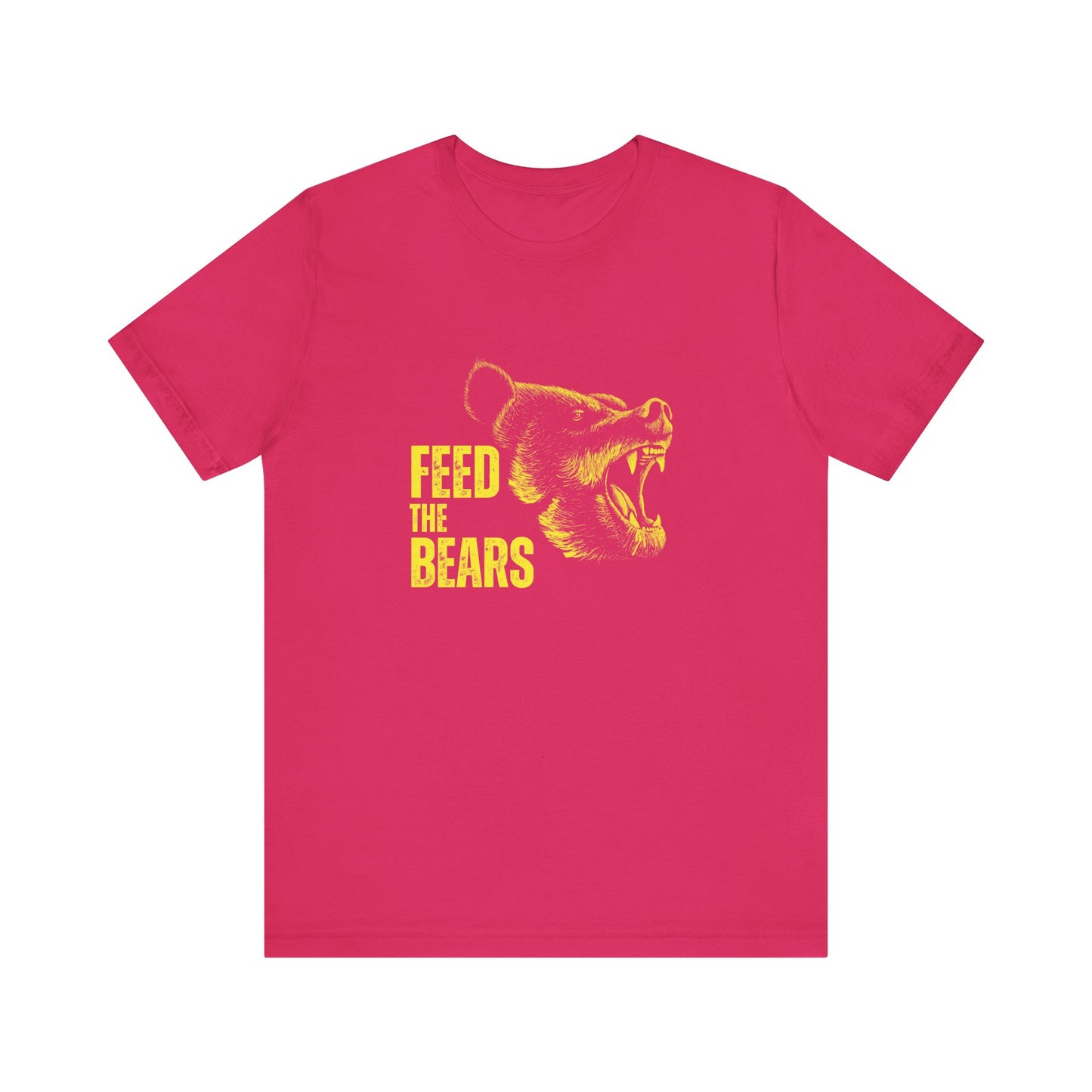 Feed The Bears Unisex Jersey Short Sleeve Tee