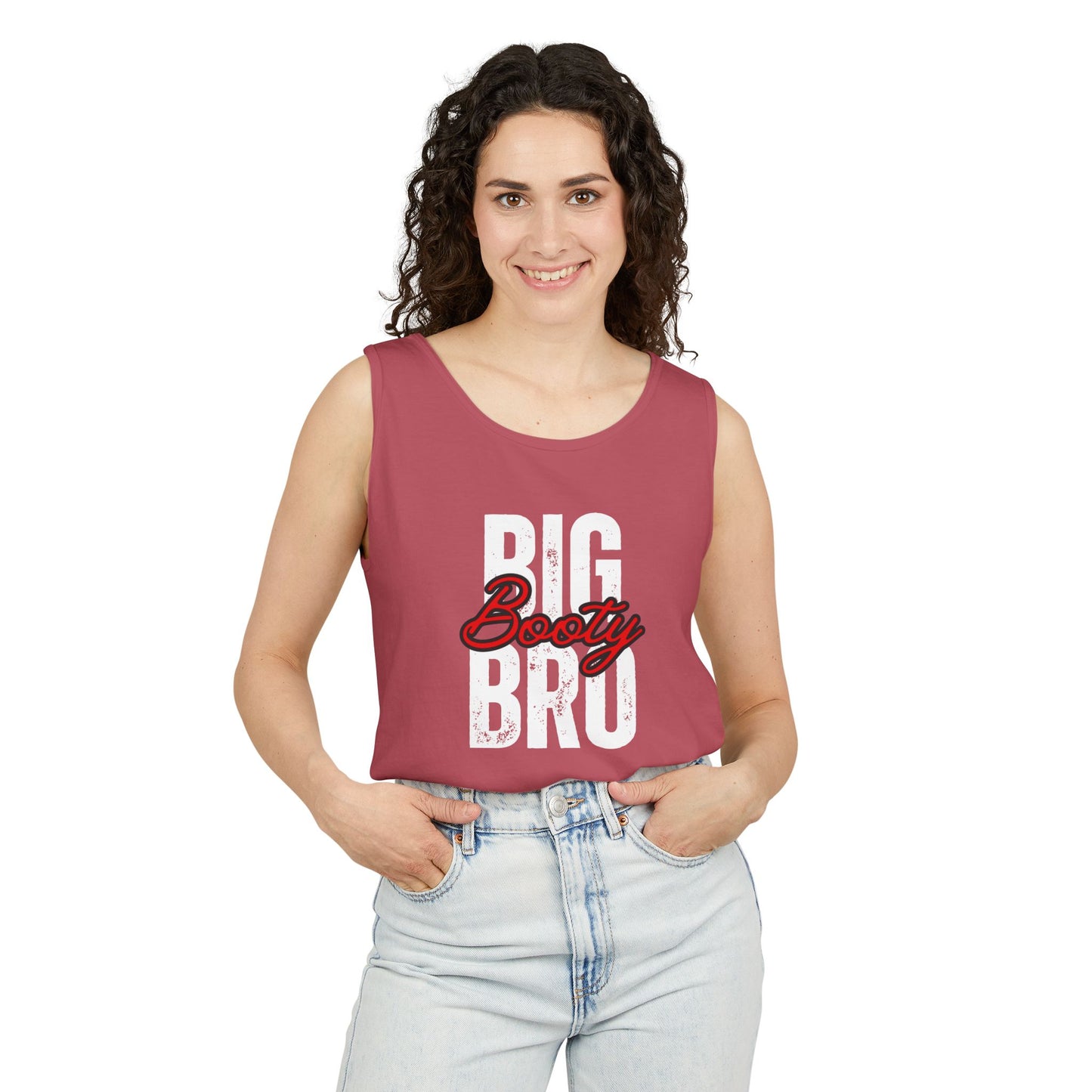 Big Booty Unisex Garment-Dyed Tank Top