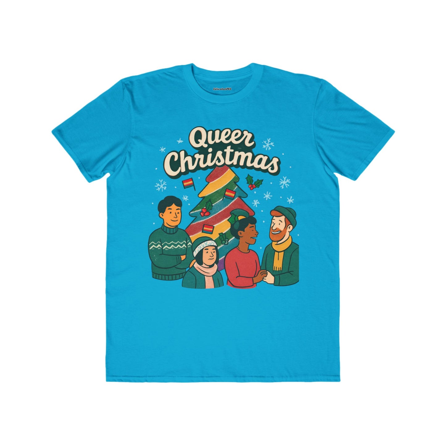 Queer Christmas Men's Lightweight Fashion Tee
