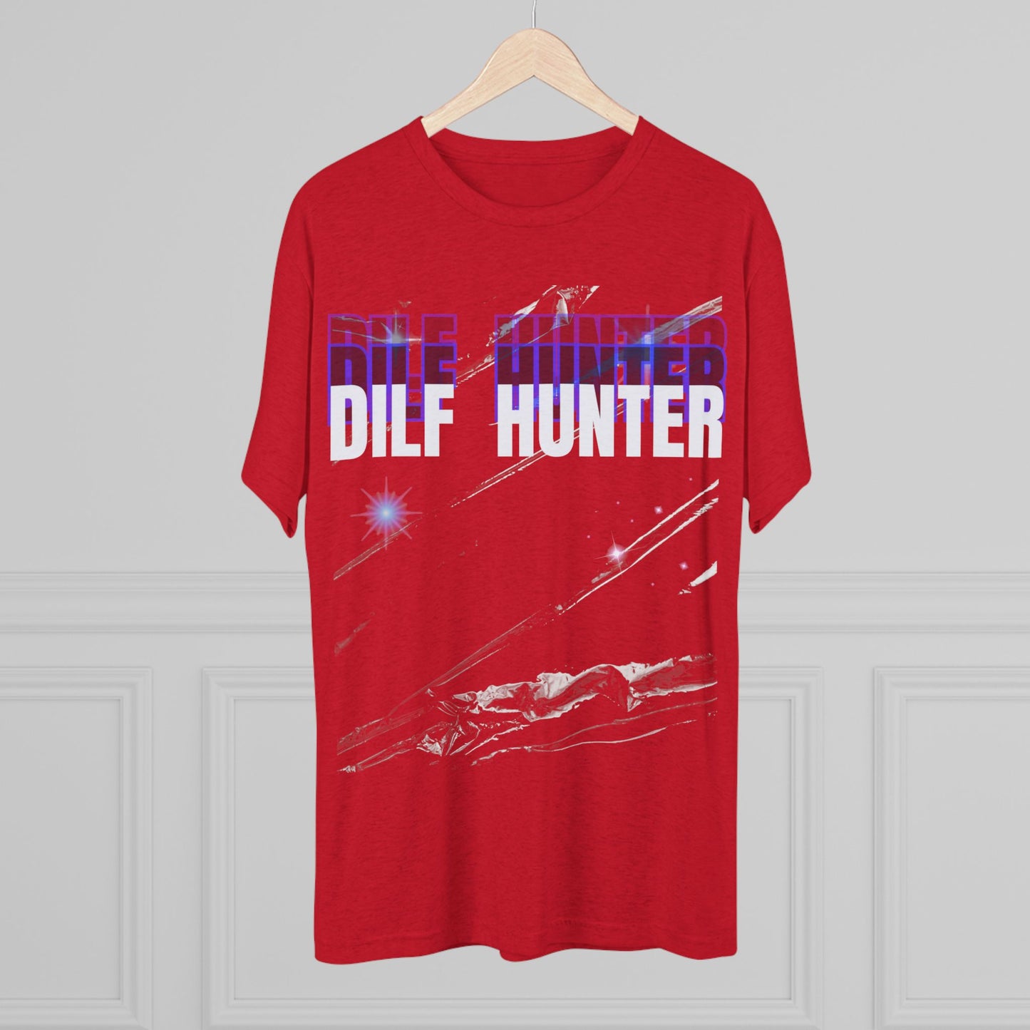Dilf Hunter Unisex Tri-Blend Crew Tee