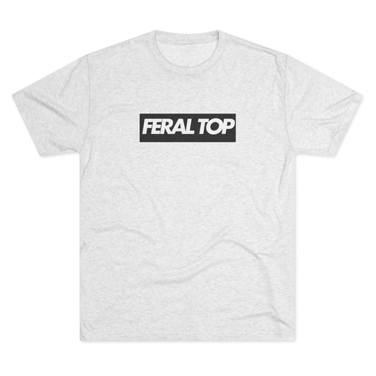 Feral Top Unisex Tri-Blend Crew Tee