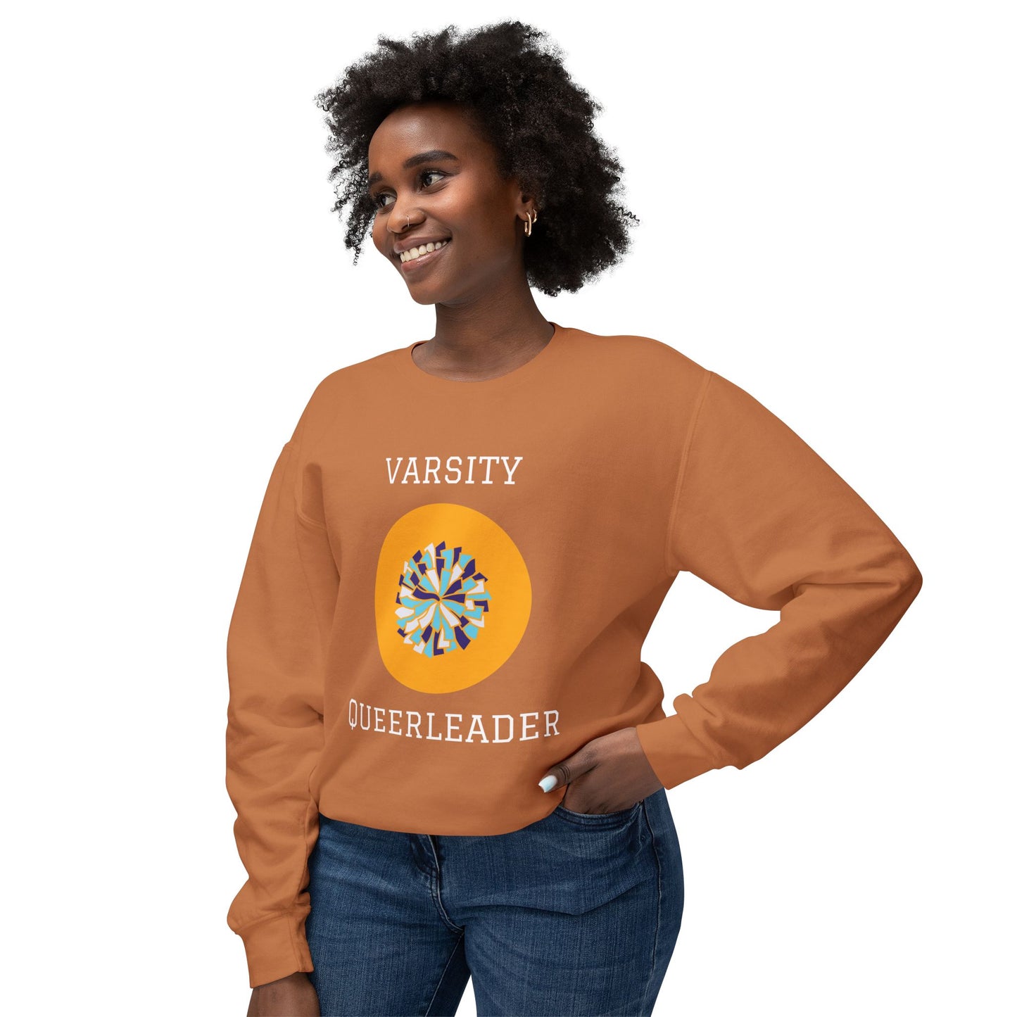 Varsity Queerleader Lightweight Crewneck Sweatshirt