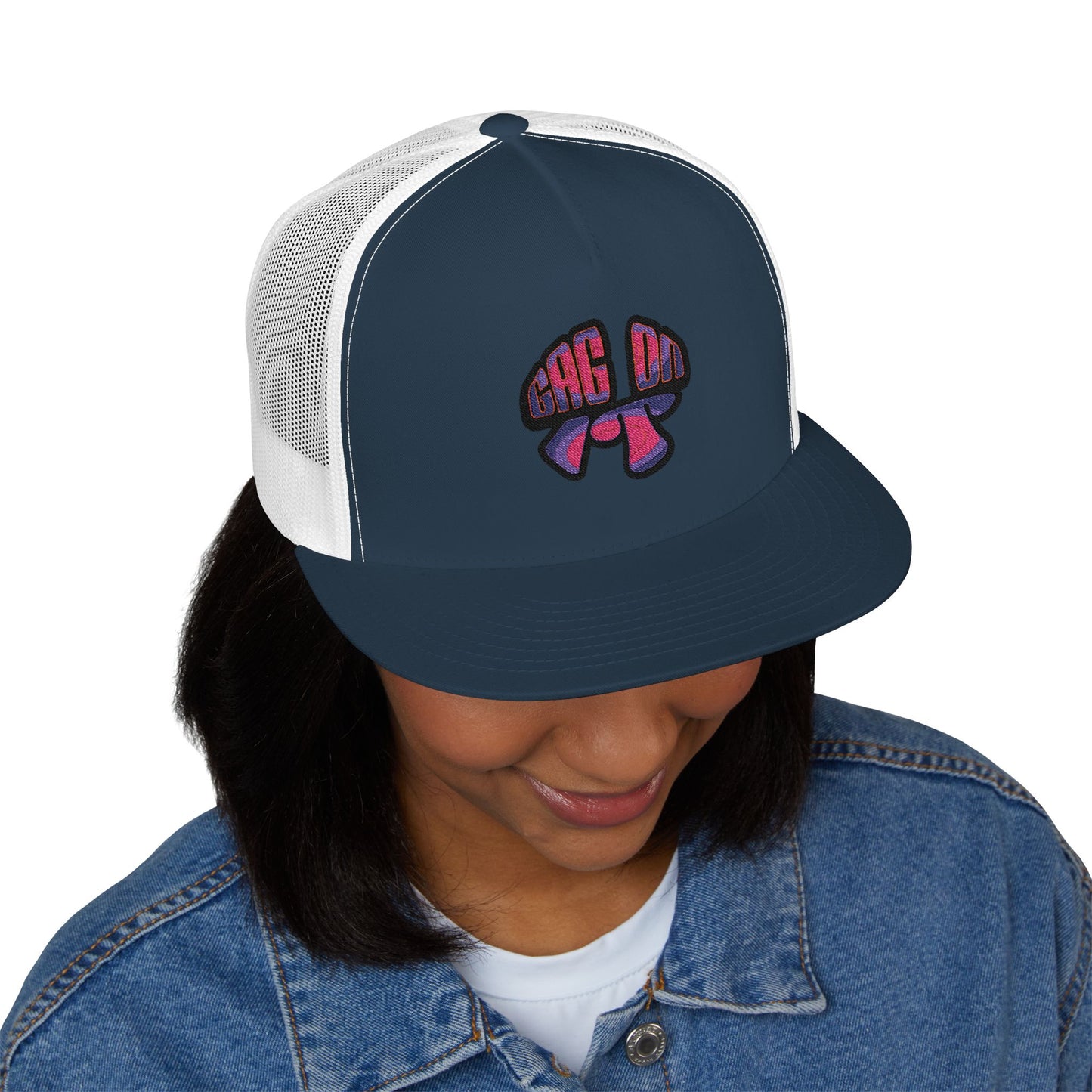 Gag On it 5 Panel Trucker Cap (Embroidery)