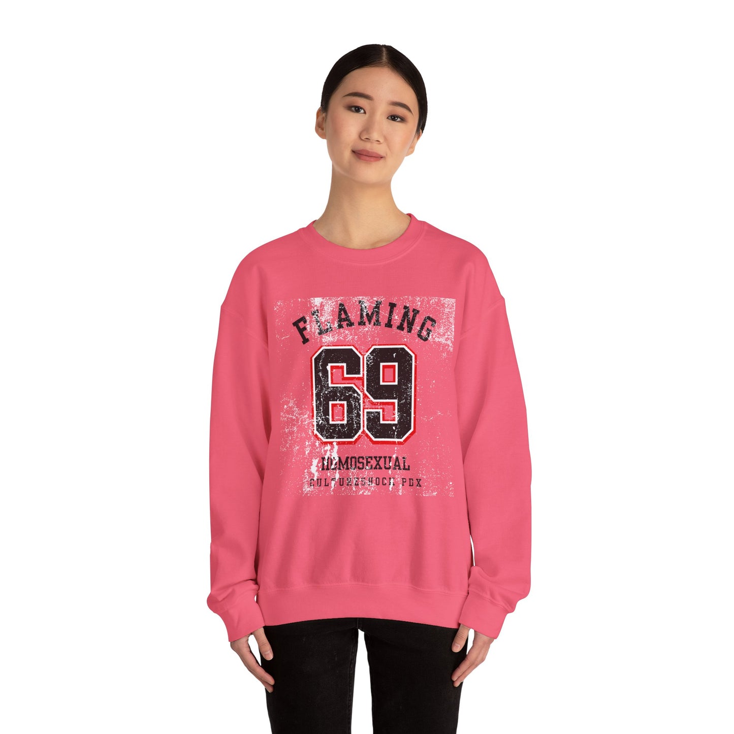 Flaming Unisex Heavy Blend™ Crewneck Sweatshirt