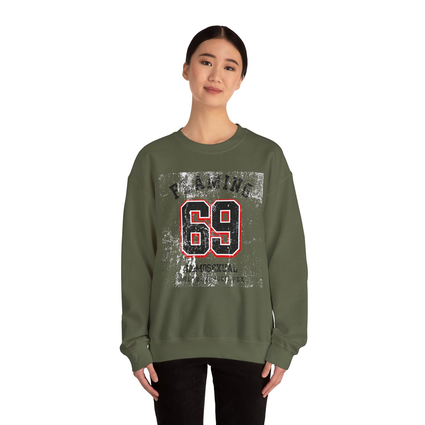 Flaming Unisex Heavy Blend™ Crewneck Sweatshirt