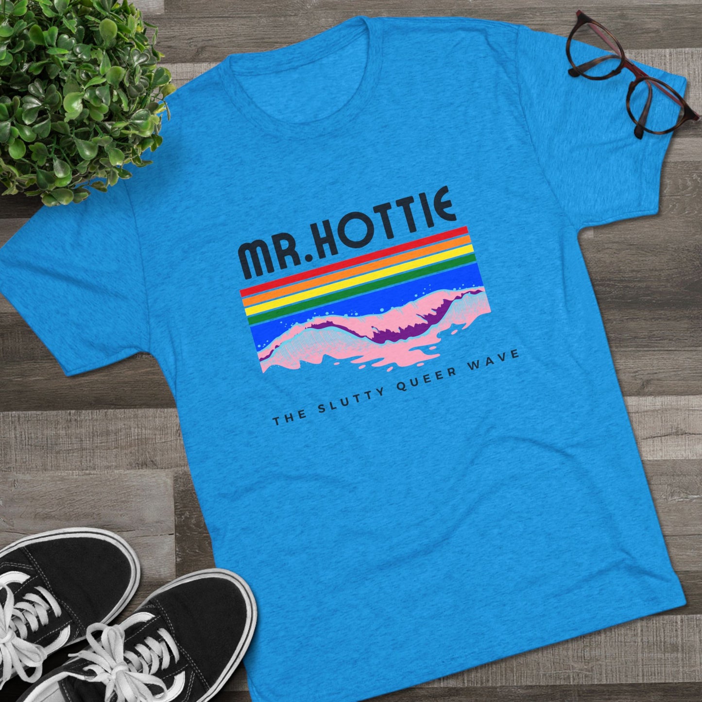 Mr.Hottie  Unisex Tri-Blend Crew Tee