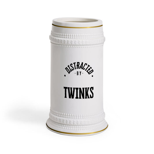 Distracted By Twinks Beer Stein Mug