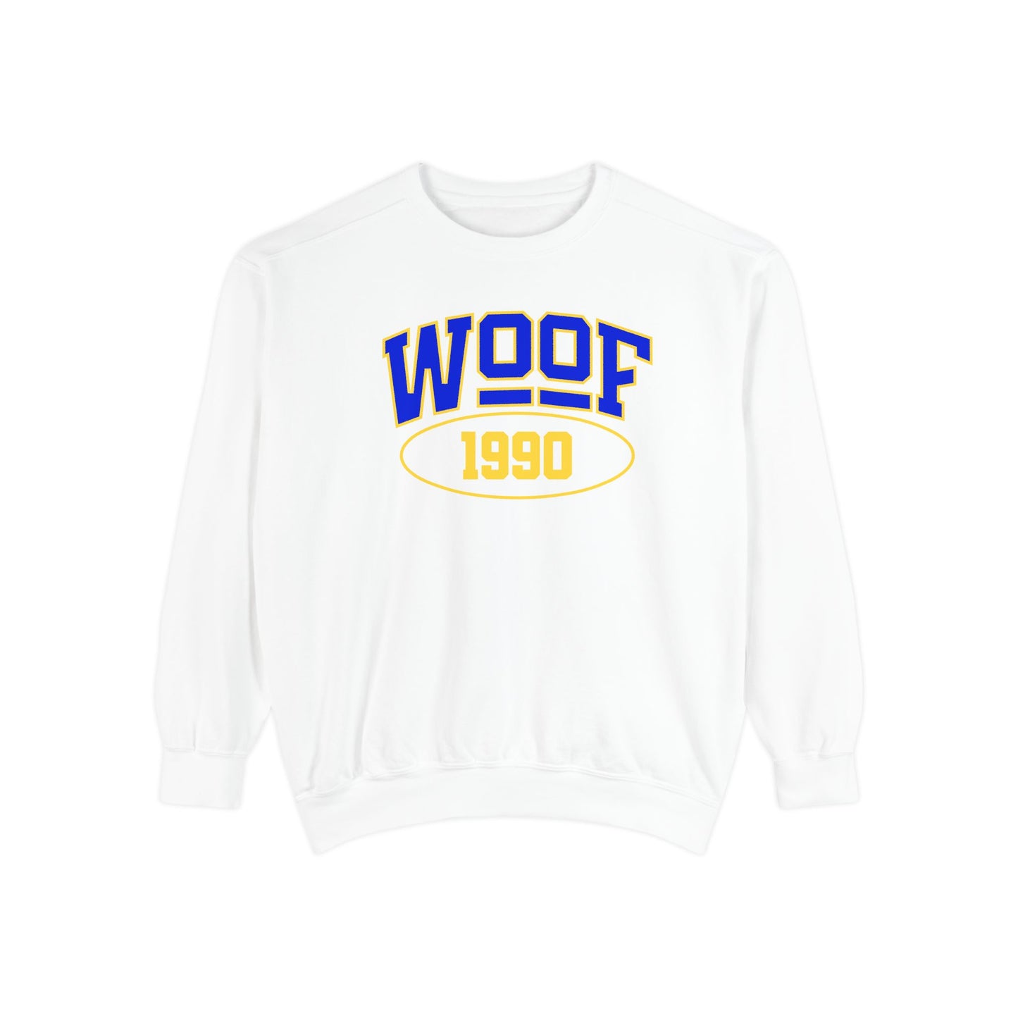 Woof 1990 Unisex Garment-Dyed Sweatshirt