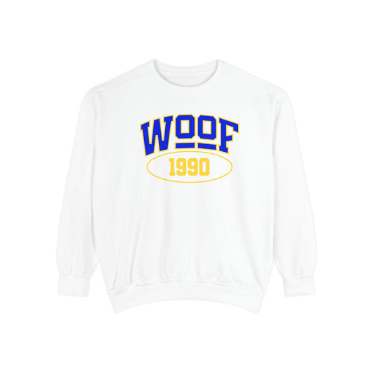 Woof 1990 Unisex Garment-Dyed Sweatshirt