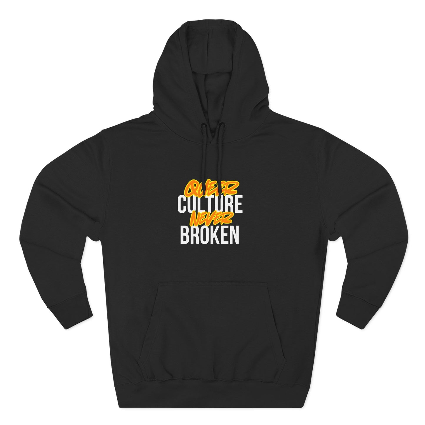 Queer Culture Three-Panel Fleece Hoodie
