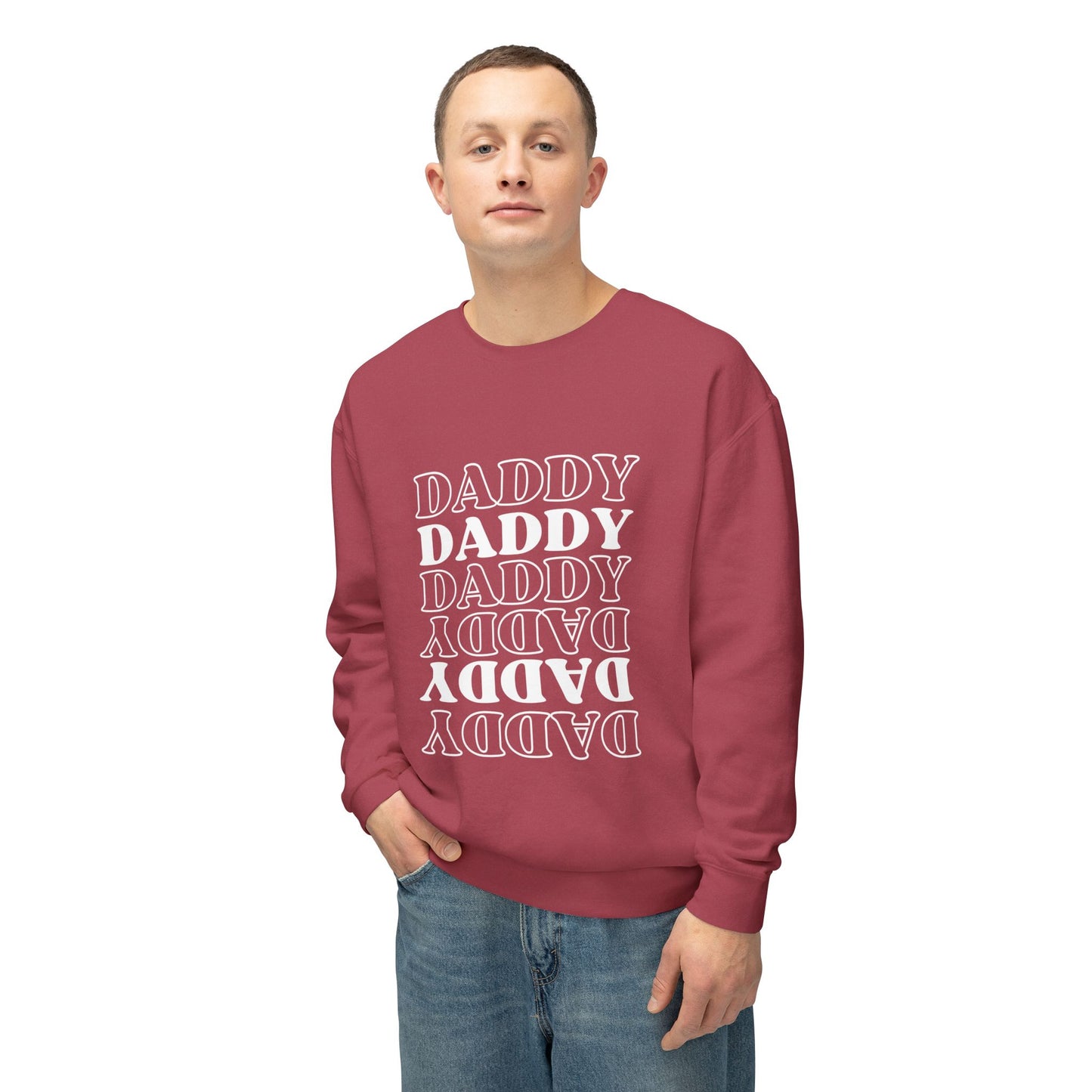 Daddy Unisex Lightweight Crewneck Sweatshirt