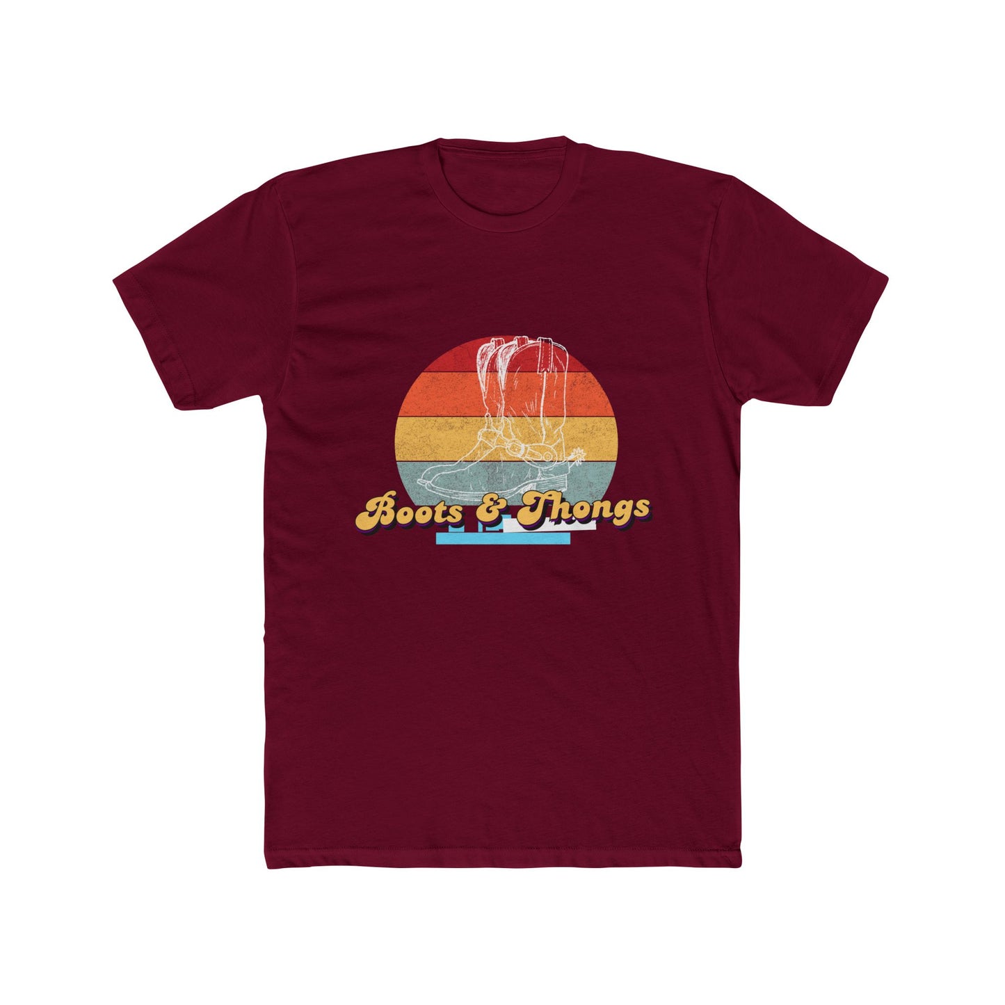 Boots and Thongs Unisex Cotton Crew Tee