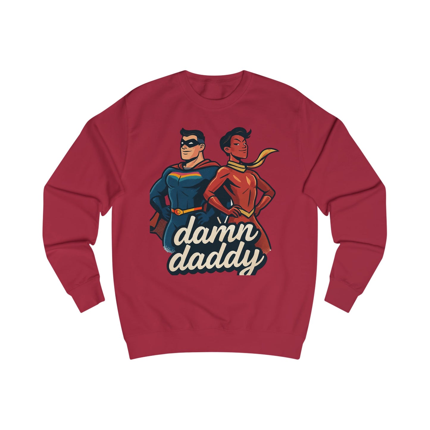 Damn Daddy Superhero Sweatshirt