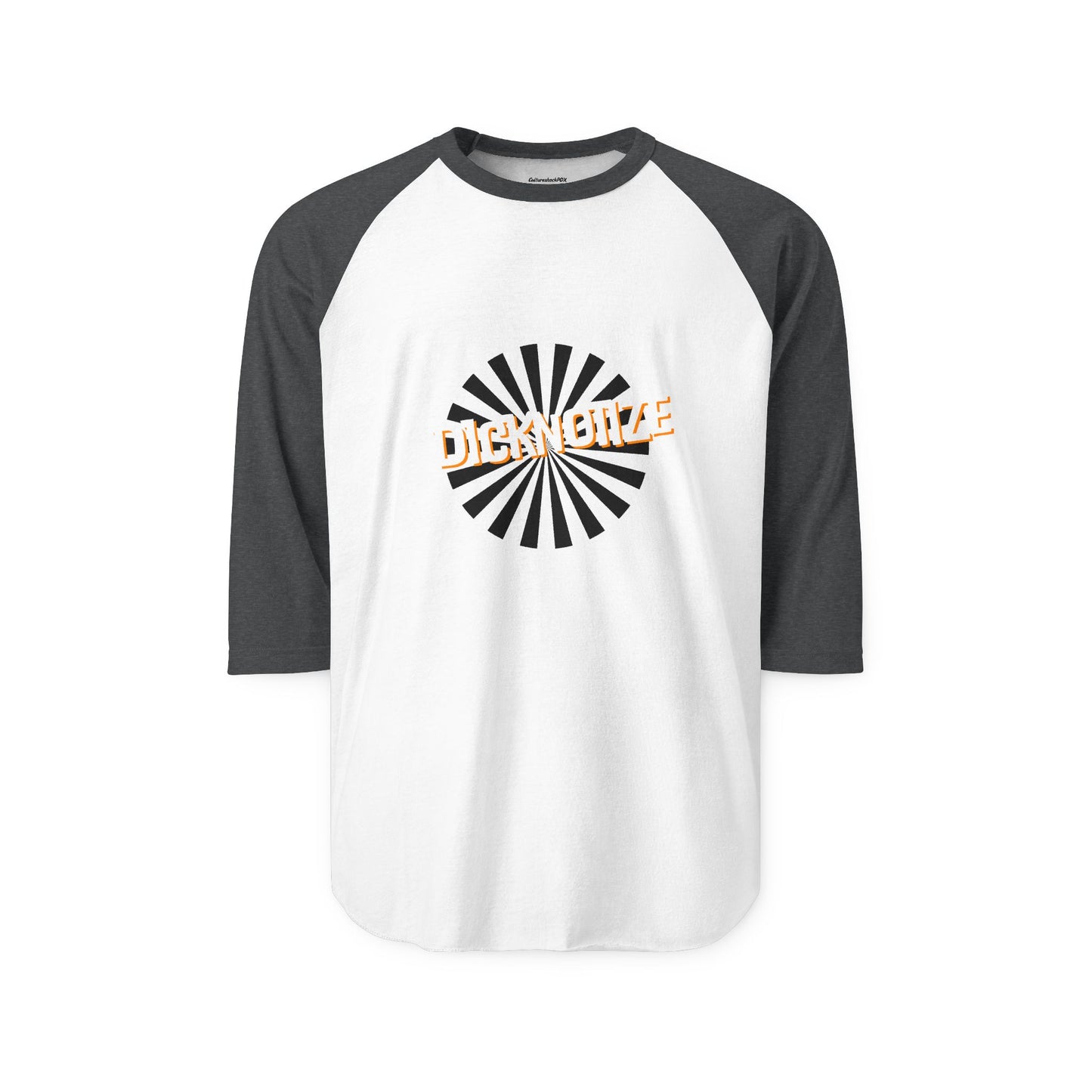 Dicknotize Unisex Three-Quarter Sleeve Raglan Shirt