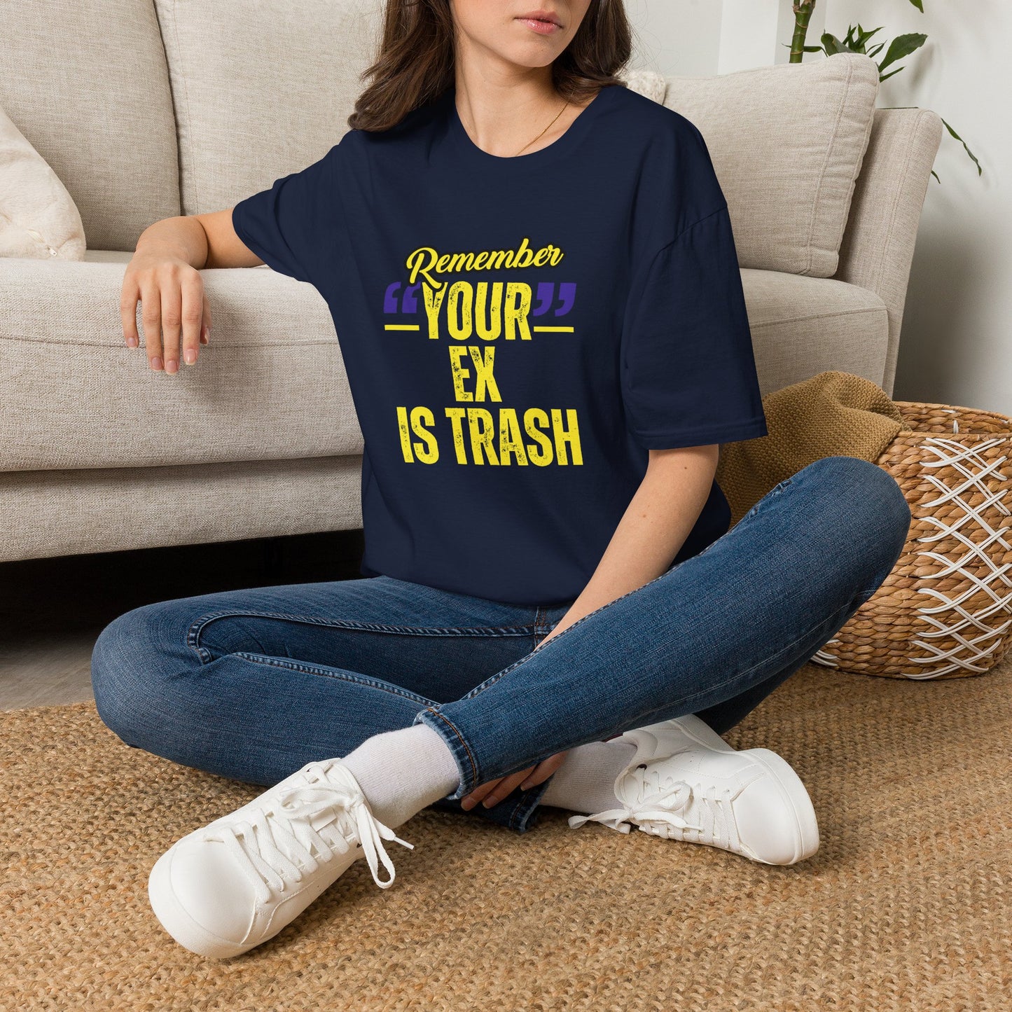 Your Ex is Trash -Unisex Softstyle T-Shirt