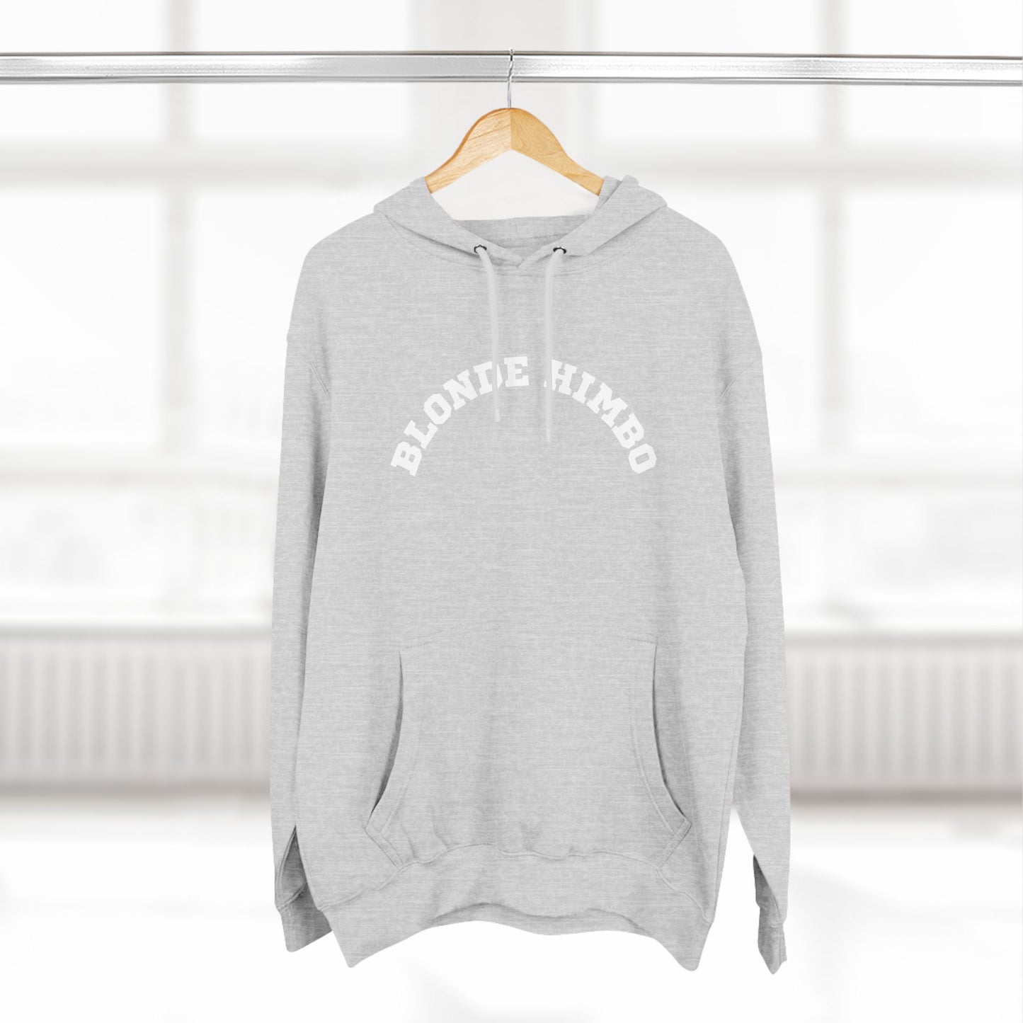 Blonde Himbo Three-Panel Fleece Hoodie