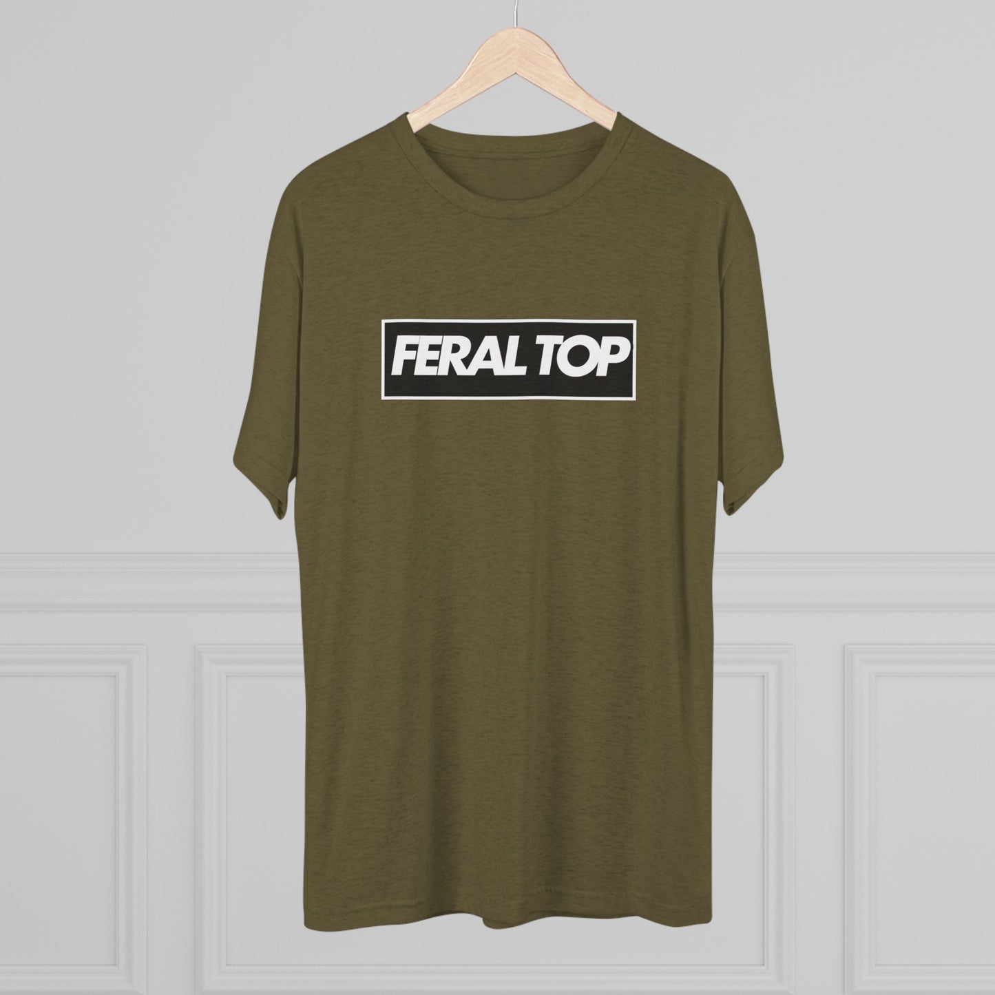Feral Top Unisex Tri-Blend Crew Tee