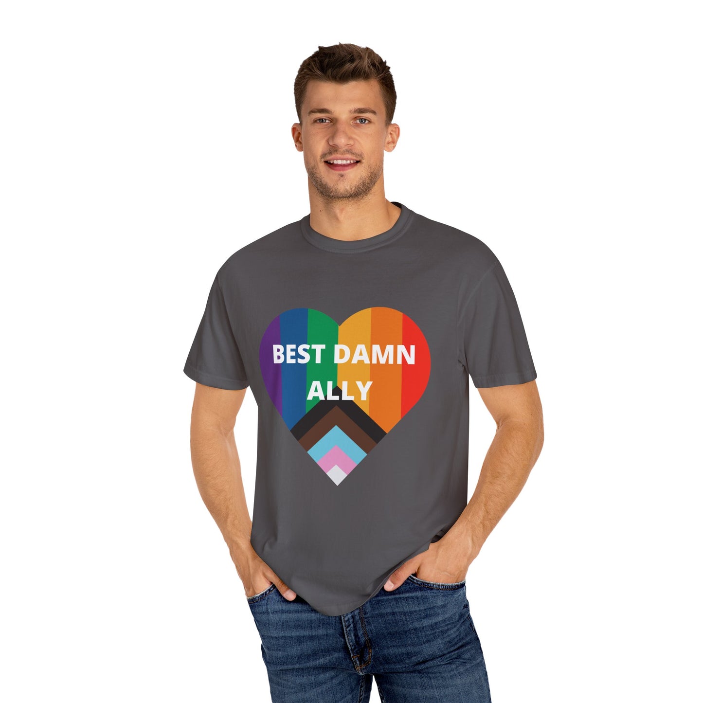 Best Damn Ally Unisex Garment-Dyed T-shirt