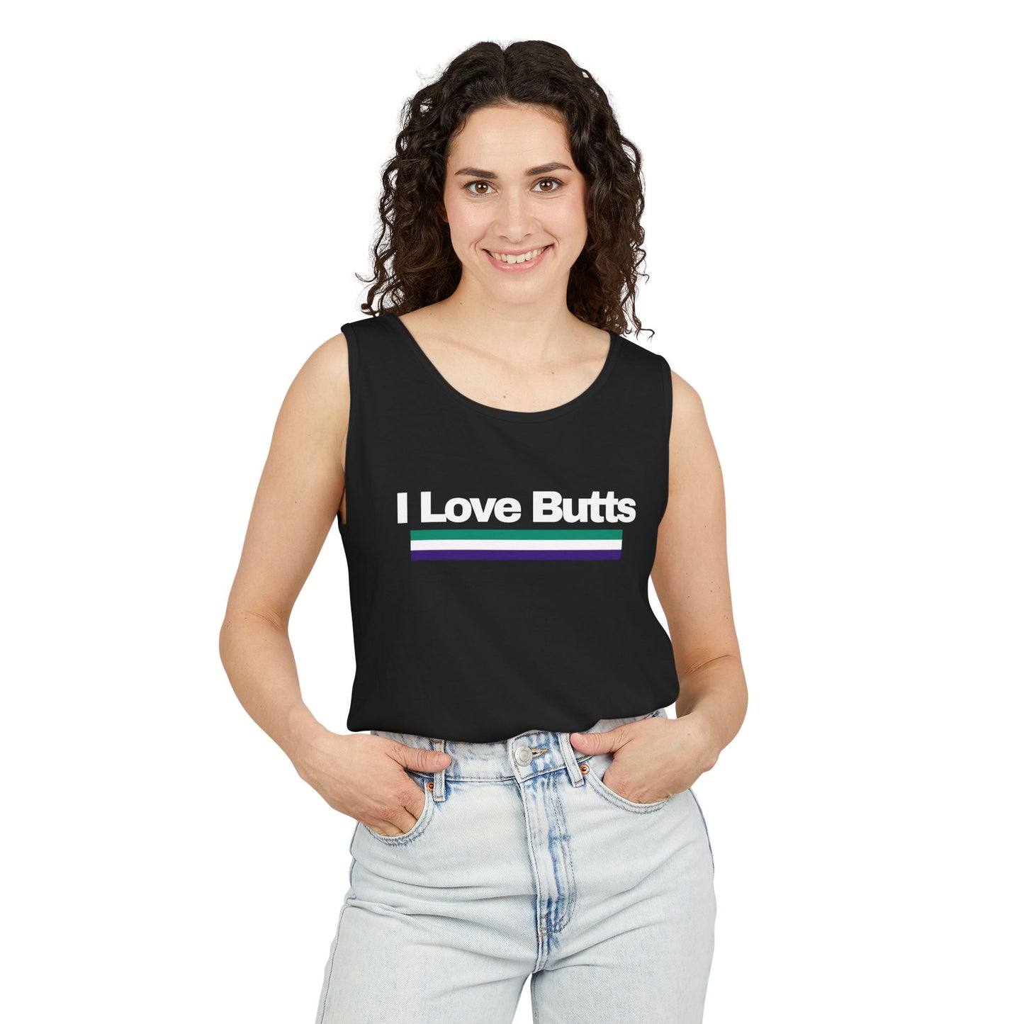 Butts Unisex Garment-Dyed Tank Top