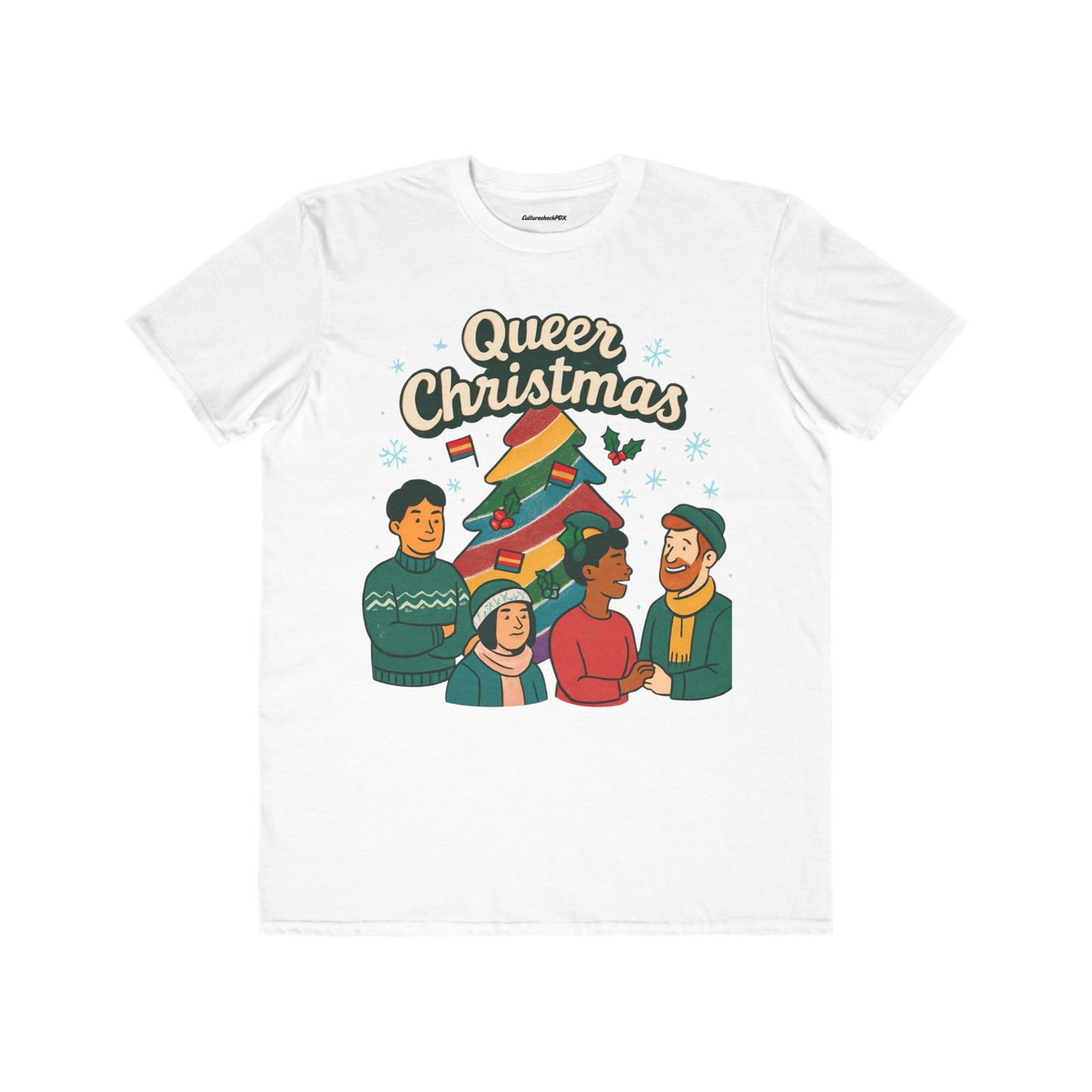 Queer Christmas Men's Lightweight Fashion Tee