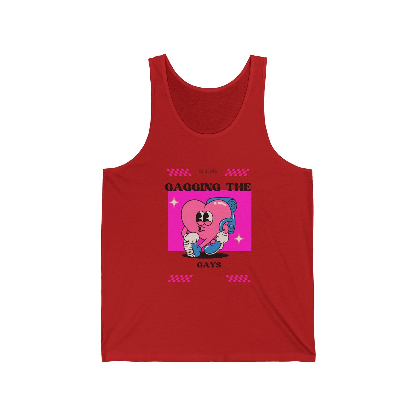 Gagging Unisex Jersey Tank