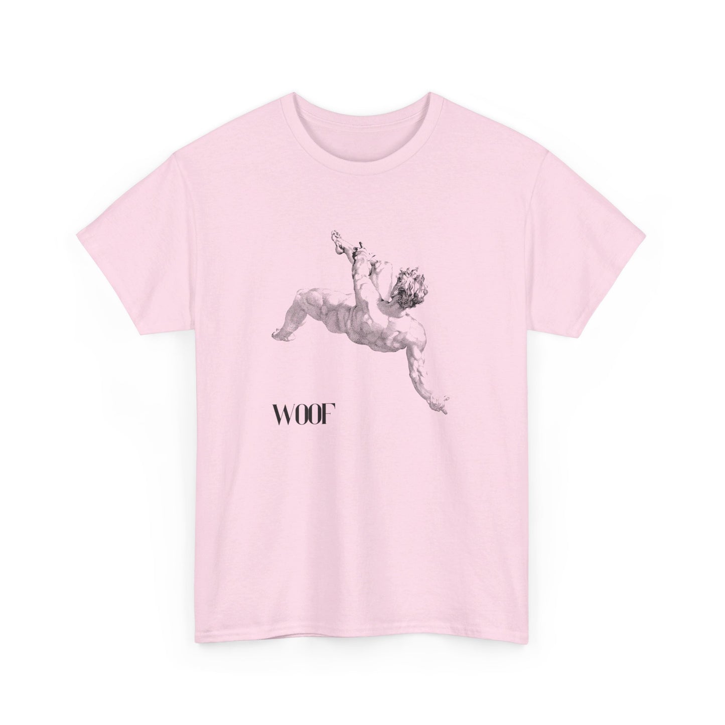 Woof Get my attention Unisex Heavy Cotton Tee