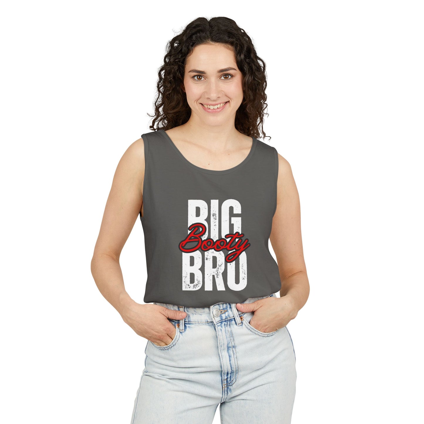 Big Booty Unisex Garment-Dyed Tank Top