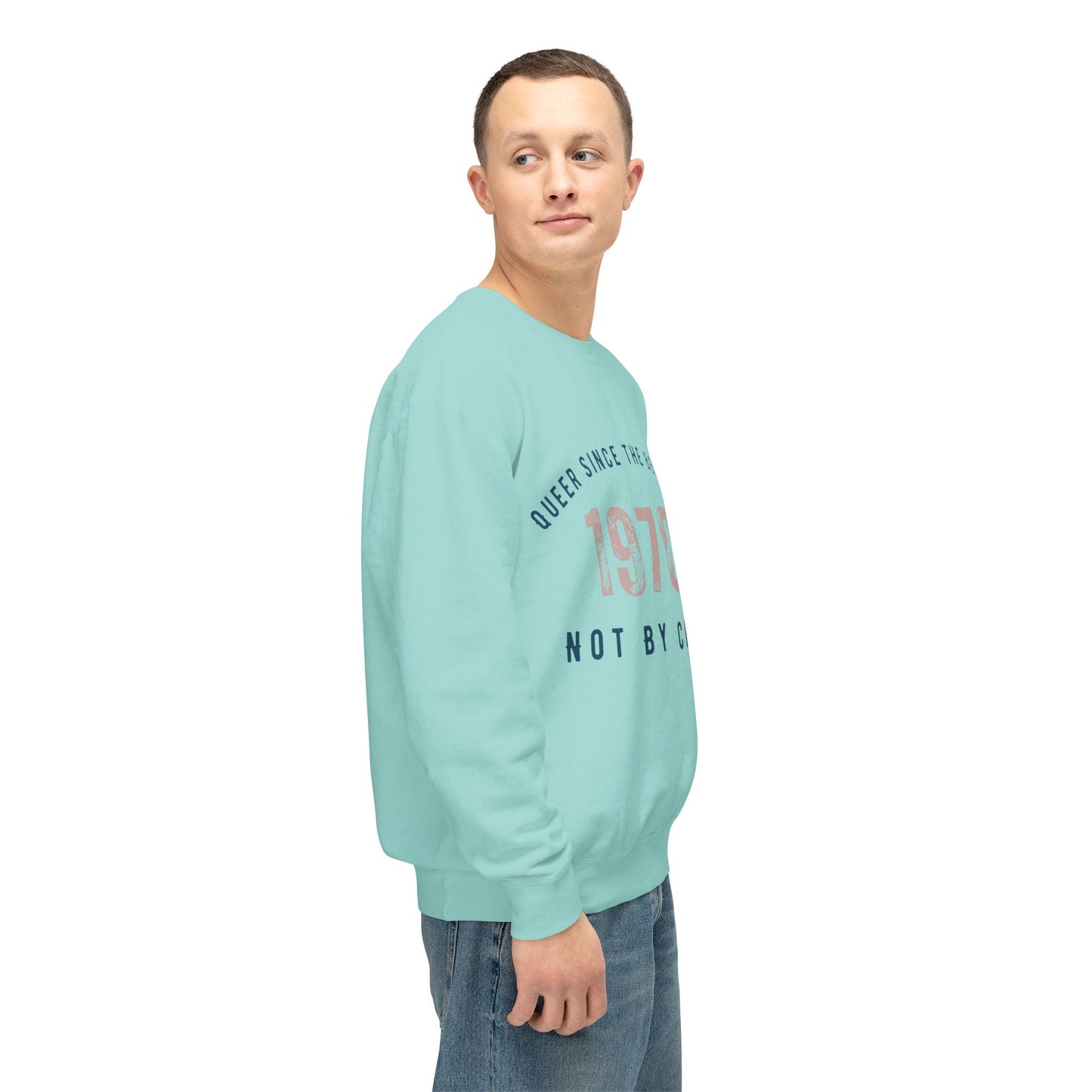 Queer 1970`s Unisex Lightweight Crewneck Sweatshirt