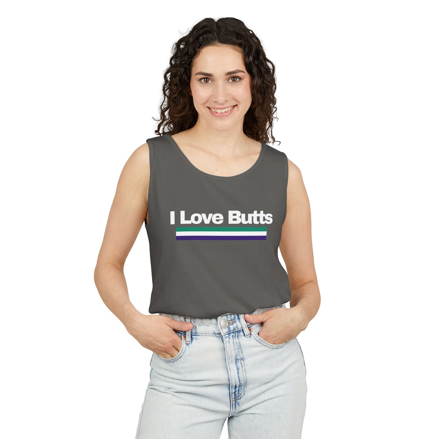 Butts Unisex Garment-Dyed Tank Top