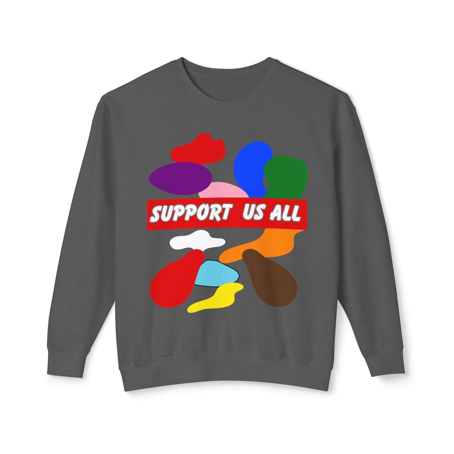 Support Us All Unisex Lightweight Crewneck Sweatshirt