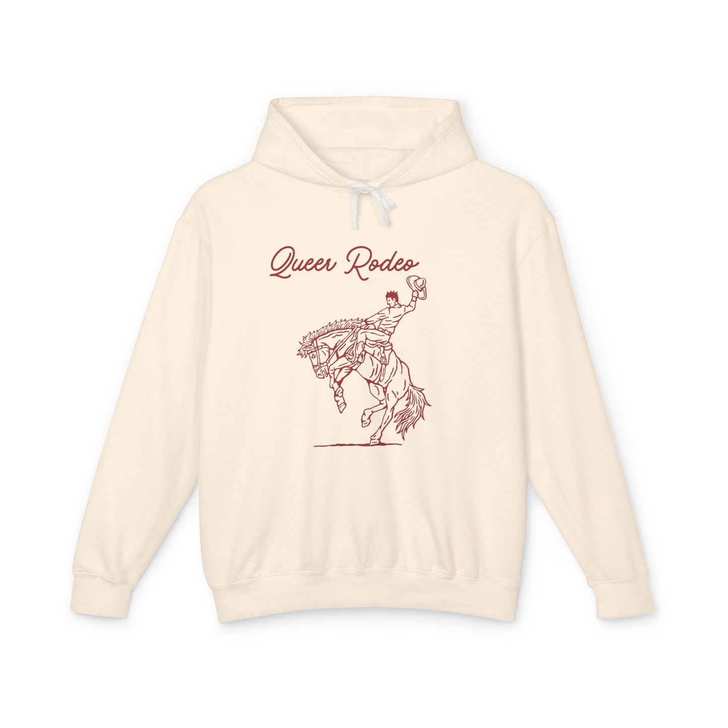 Queer Rodeo Unisex Lightweight Hooded Sweatshirt