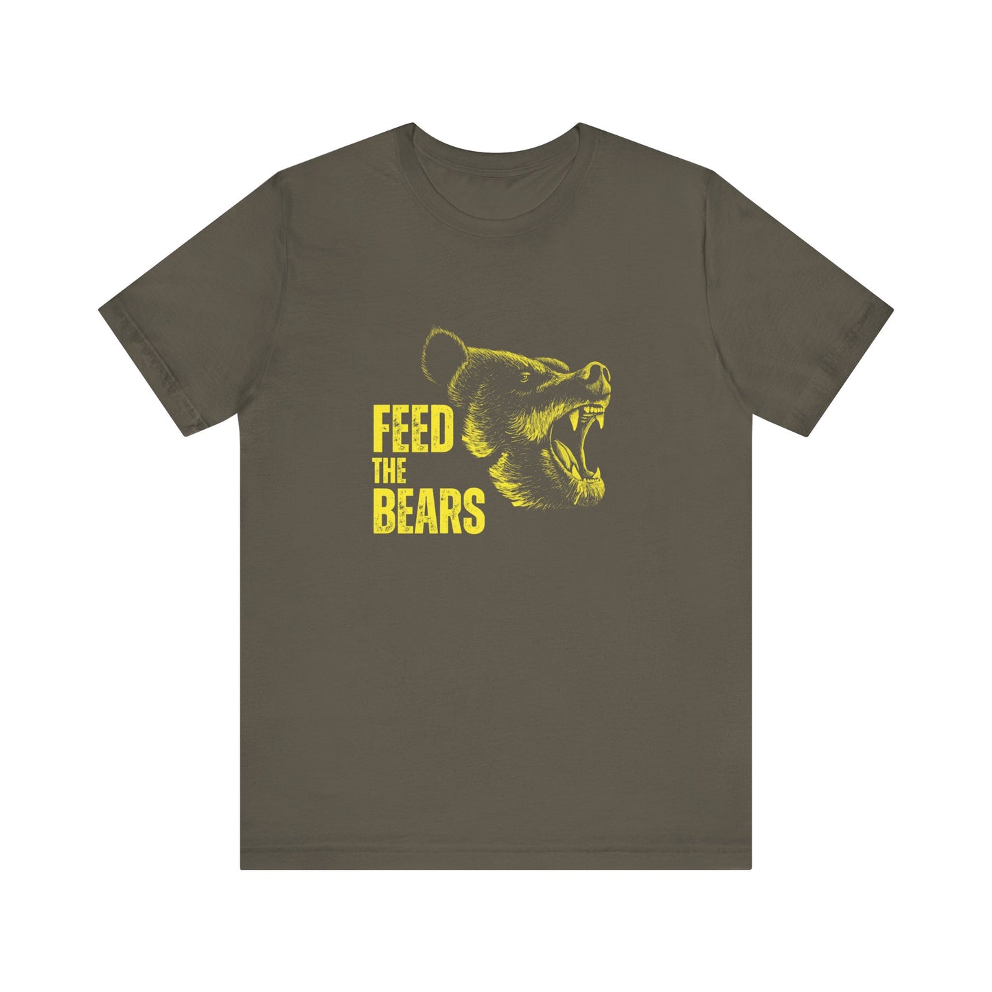 Feed The Bears Unisex Jersey Short Sleeve Tee