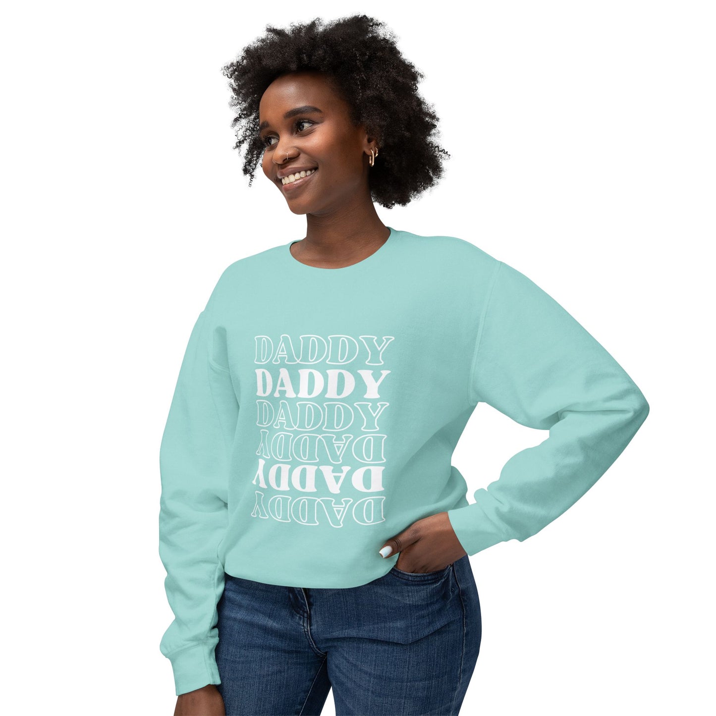 Daddy Unisex Lightweight Crewneck Sweatshirt