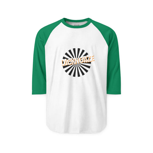 Dicknotize Unisex Three-Quarter Sleeve Raglan Shirt