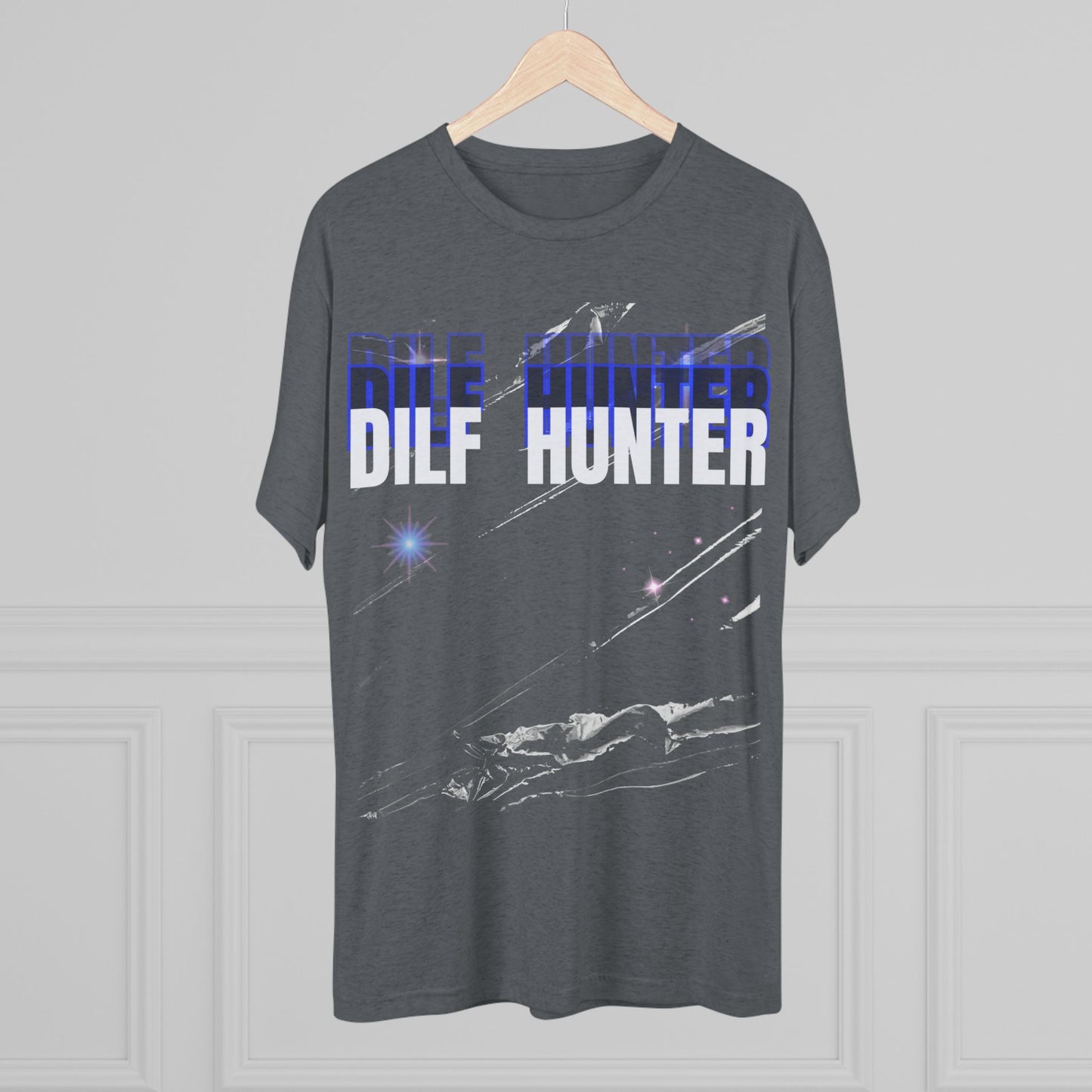 Dilf Hunter Unisex Tri-Blend Crew Tee