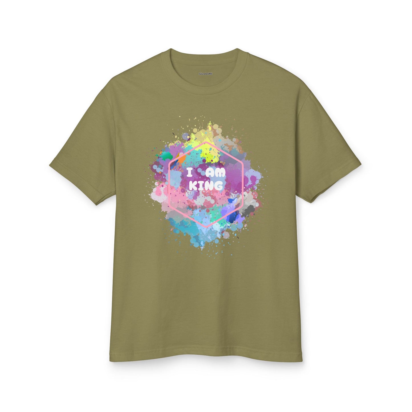 I Am King Unisex Garment-Dyed Heavyweight Cotton Tee