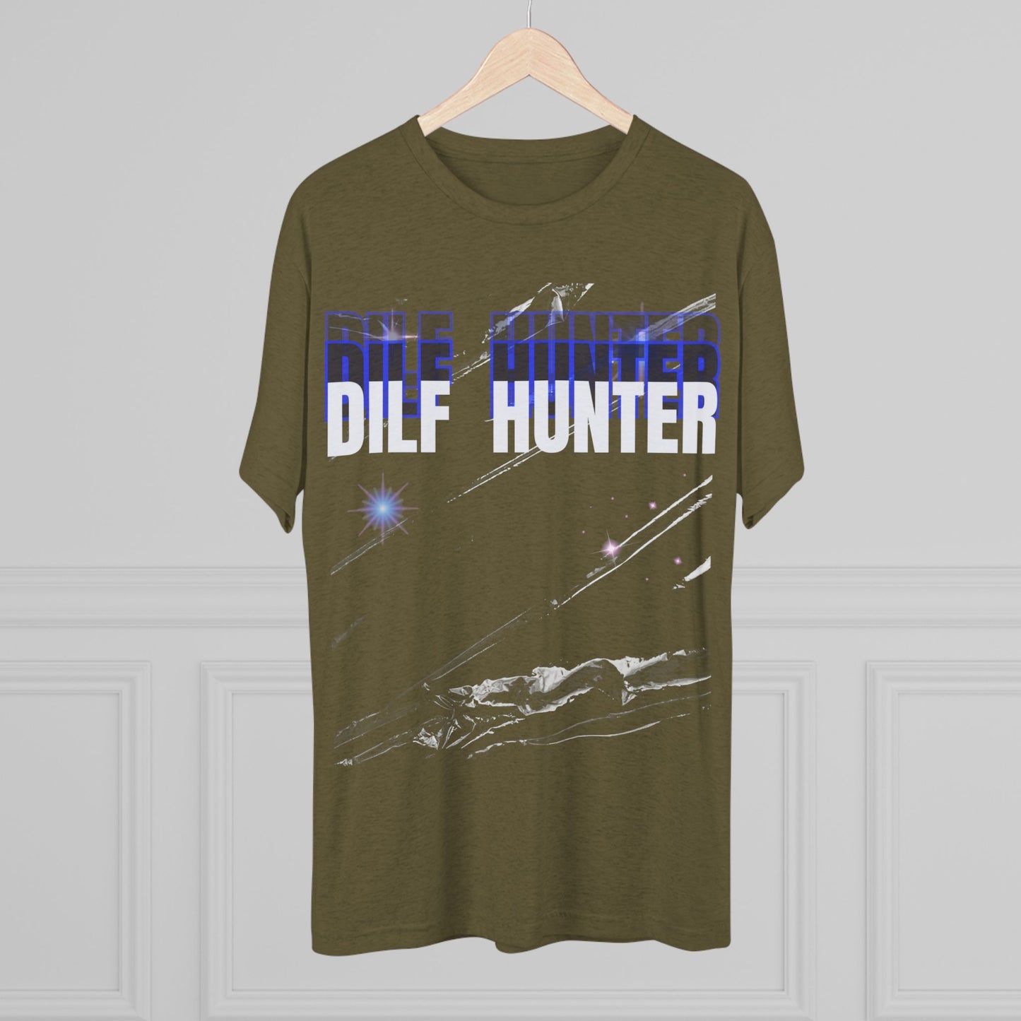 Dilf Hunter Unisex Tri-Blend Crew Tee