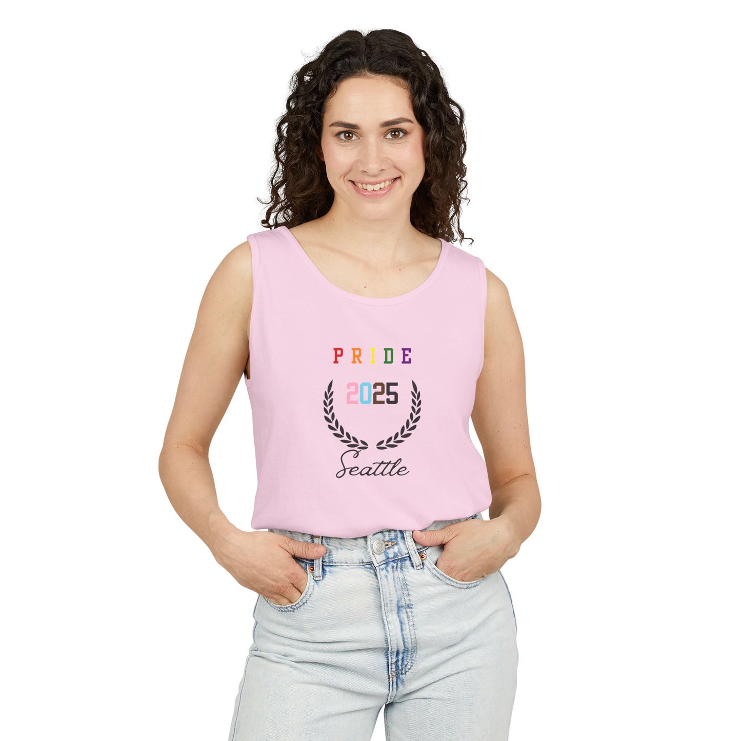 Seattle Pride Unisex Garment-Dyed Tank Top