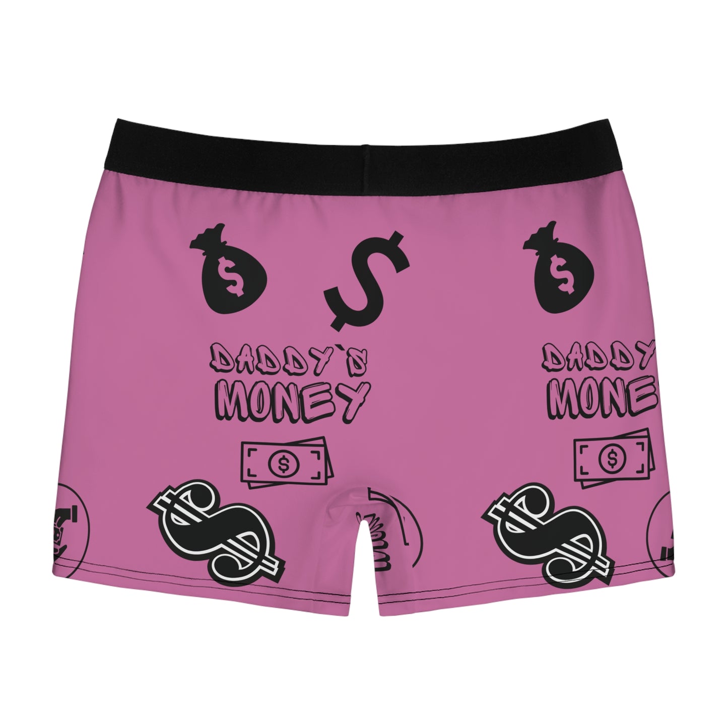 Daddy`s Money  pink Men's Boxer Briefs (AOP)
