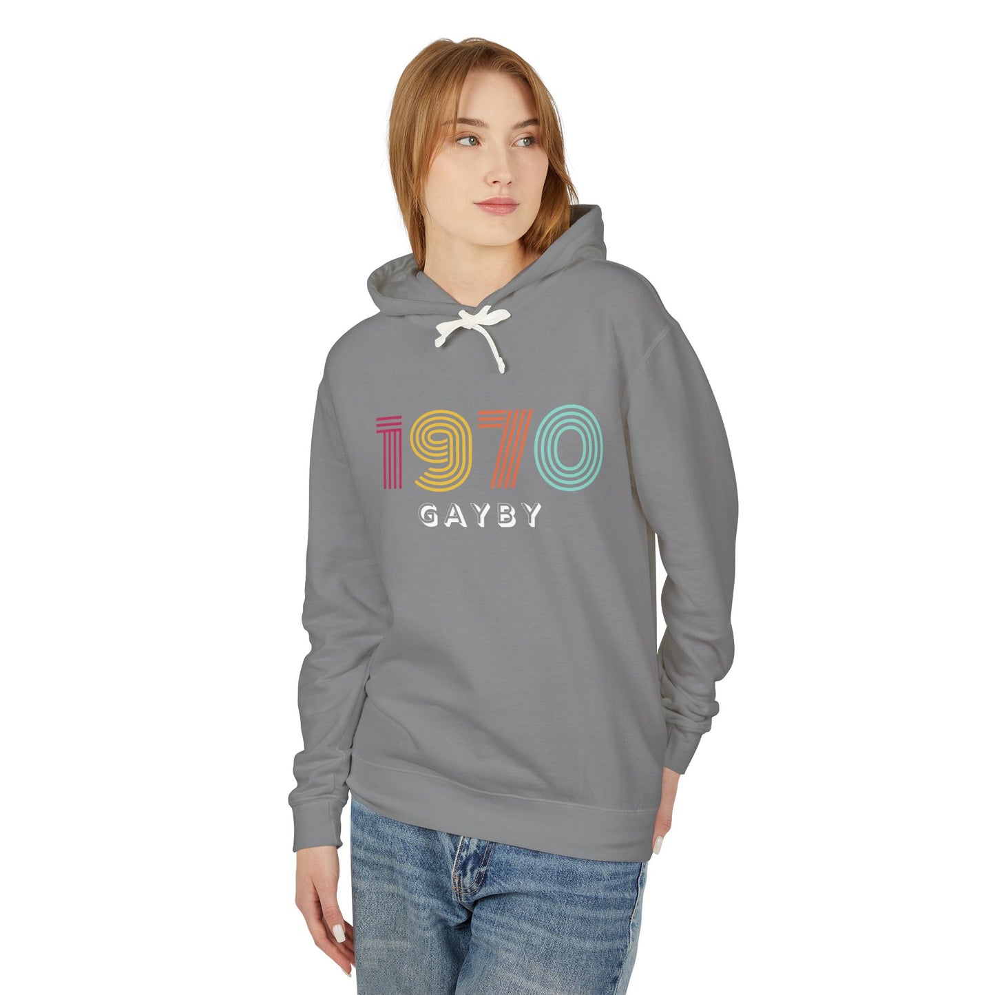 1970 Unisex Lightweight Hooded Sweatshirt