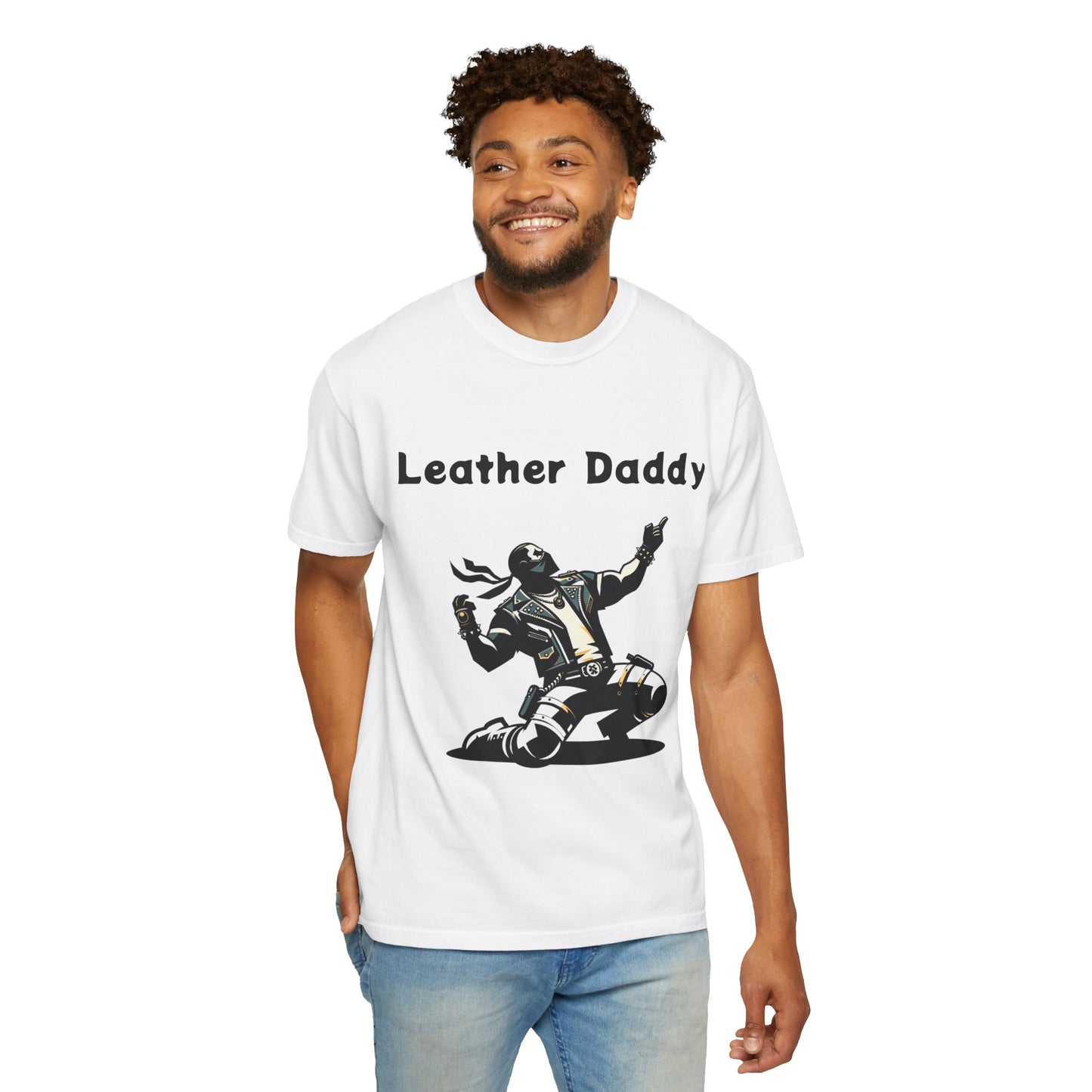 Leather Daddy Unisex Garment-Dyed T-shirt